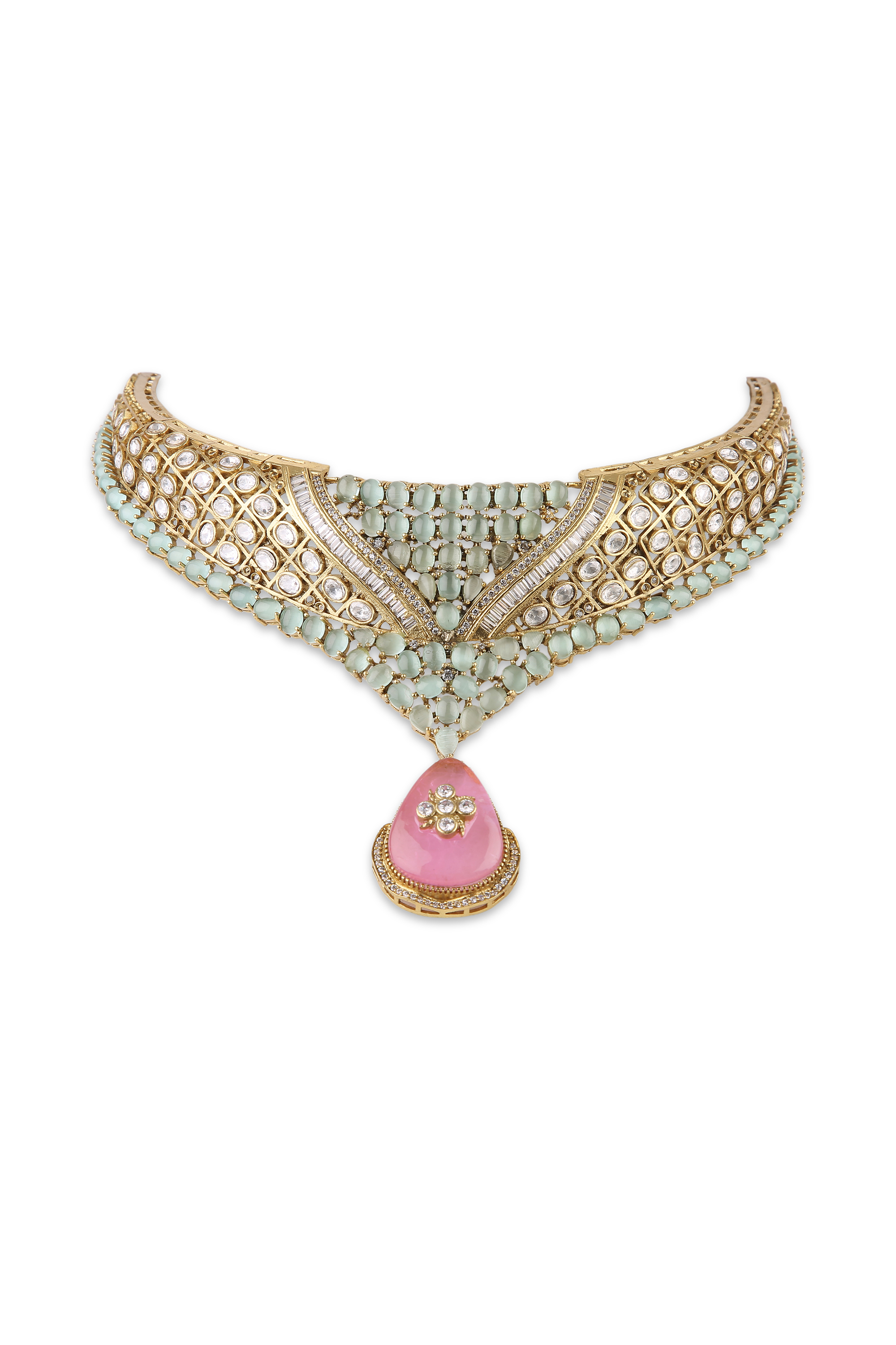 Moissanite Necklace 08916 - 6