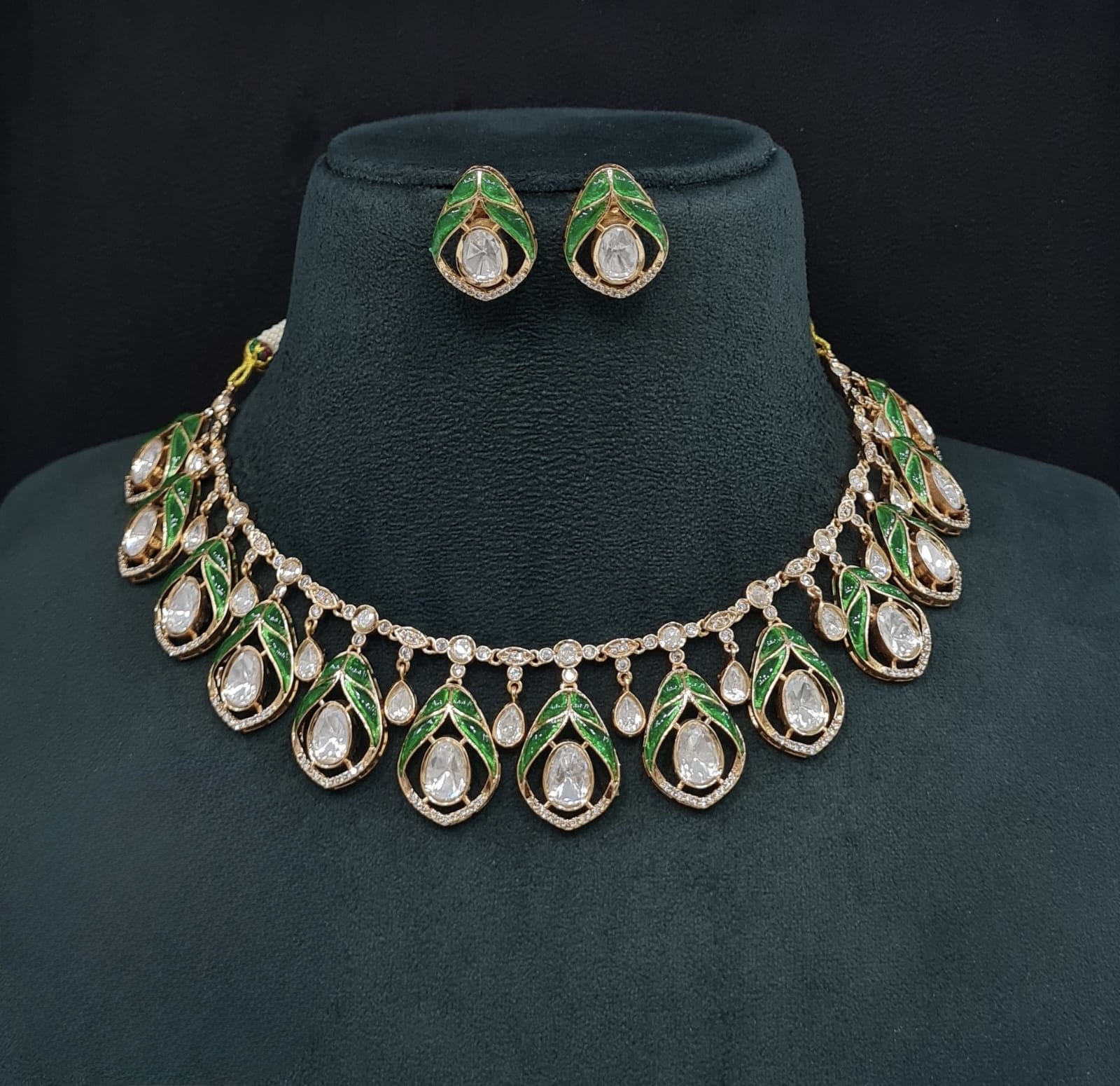 Kundan Necklace 08946 - 7