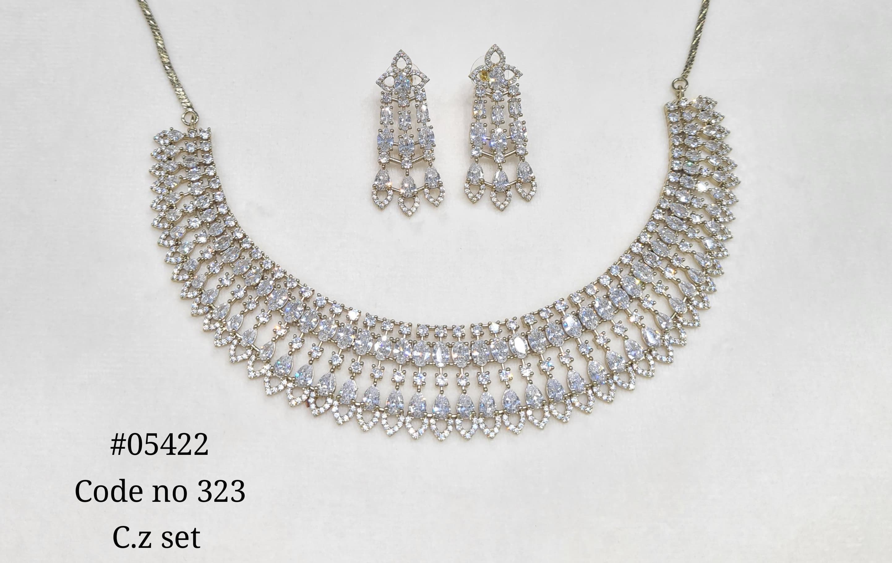 Cz Necklace 05422 - 13