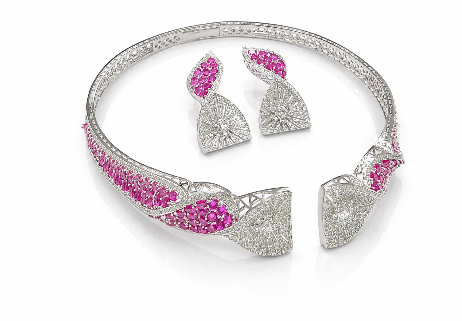 Cz Necklace 10456