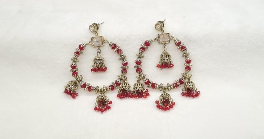Mehendi Earrings 09556 - 3