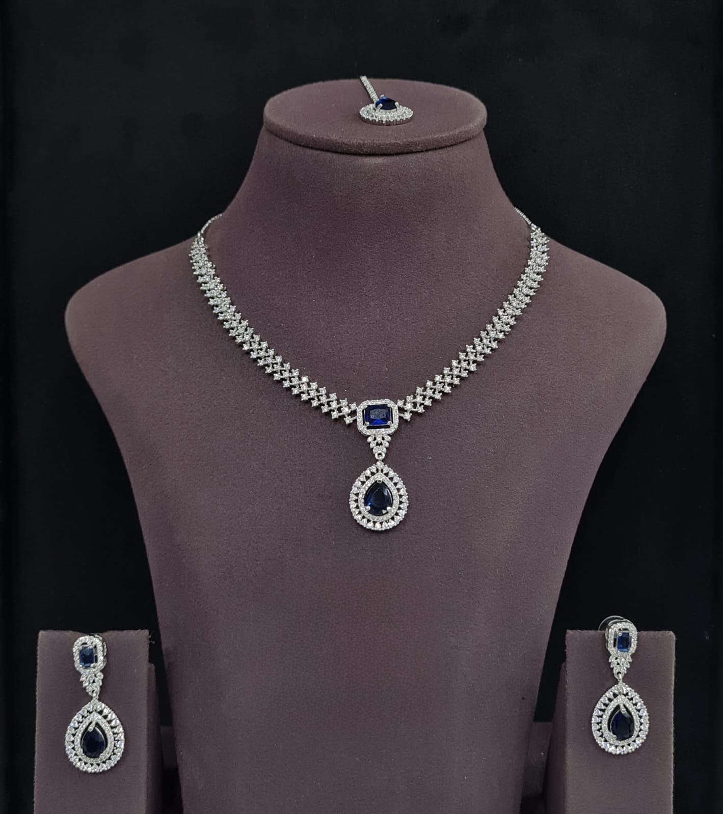 Cz Necklace 11342 - 4