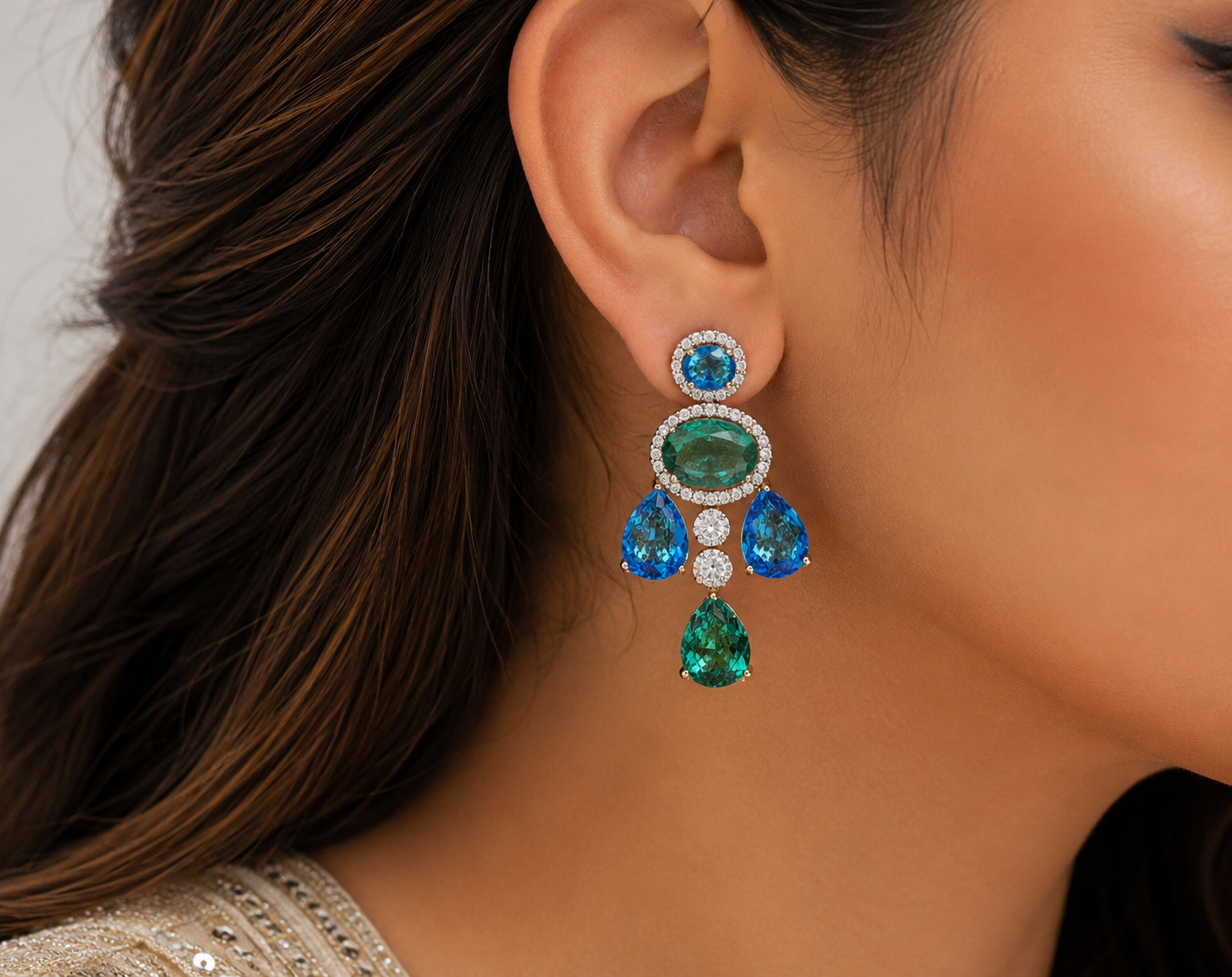 Sabyasachi Earrings 09293 - 17