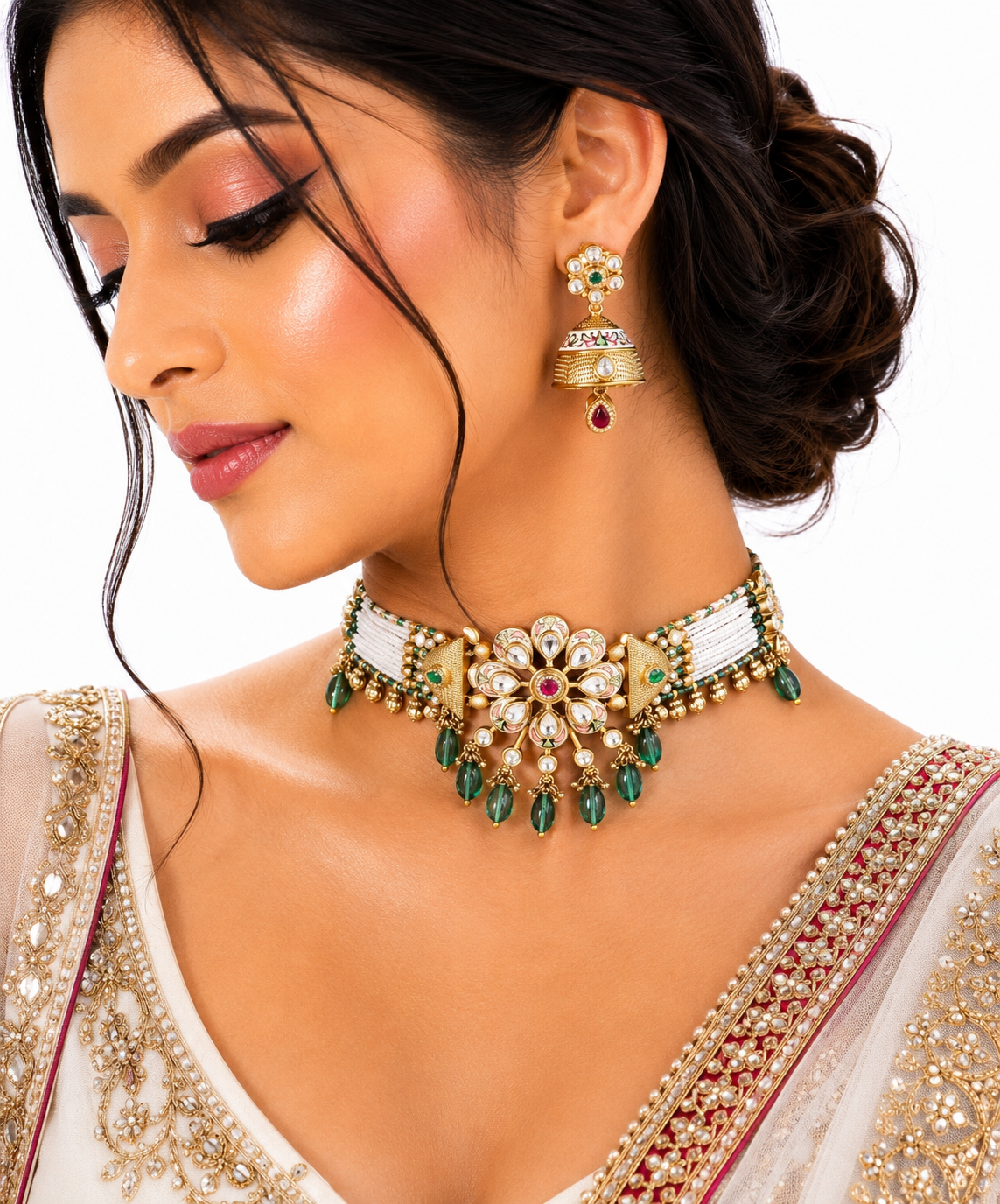 Kundan PP Choker 02062 - 10