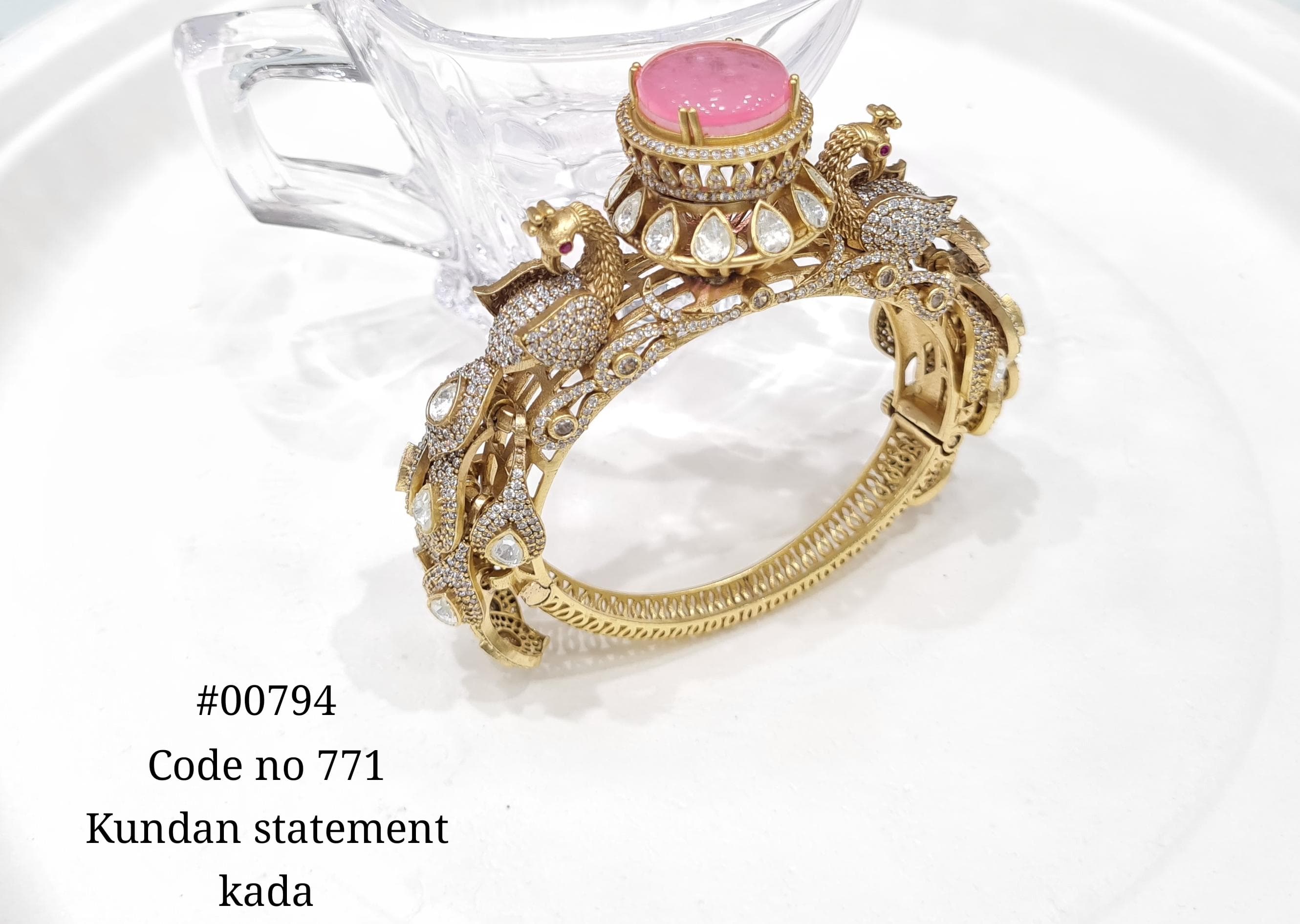 Kundan bracelet 00794 - 3