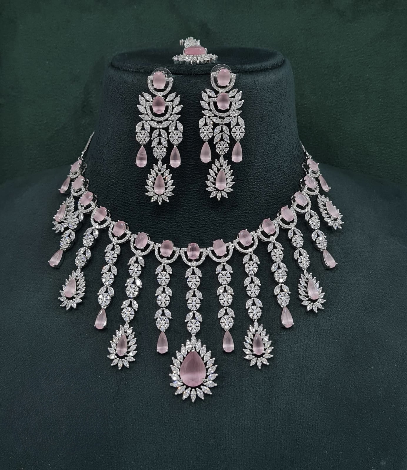 Cz Necklace 09327 - 12