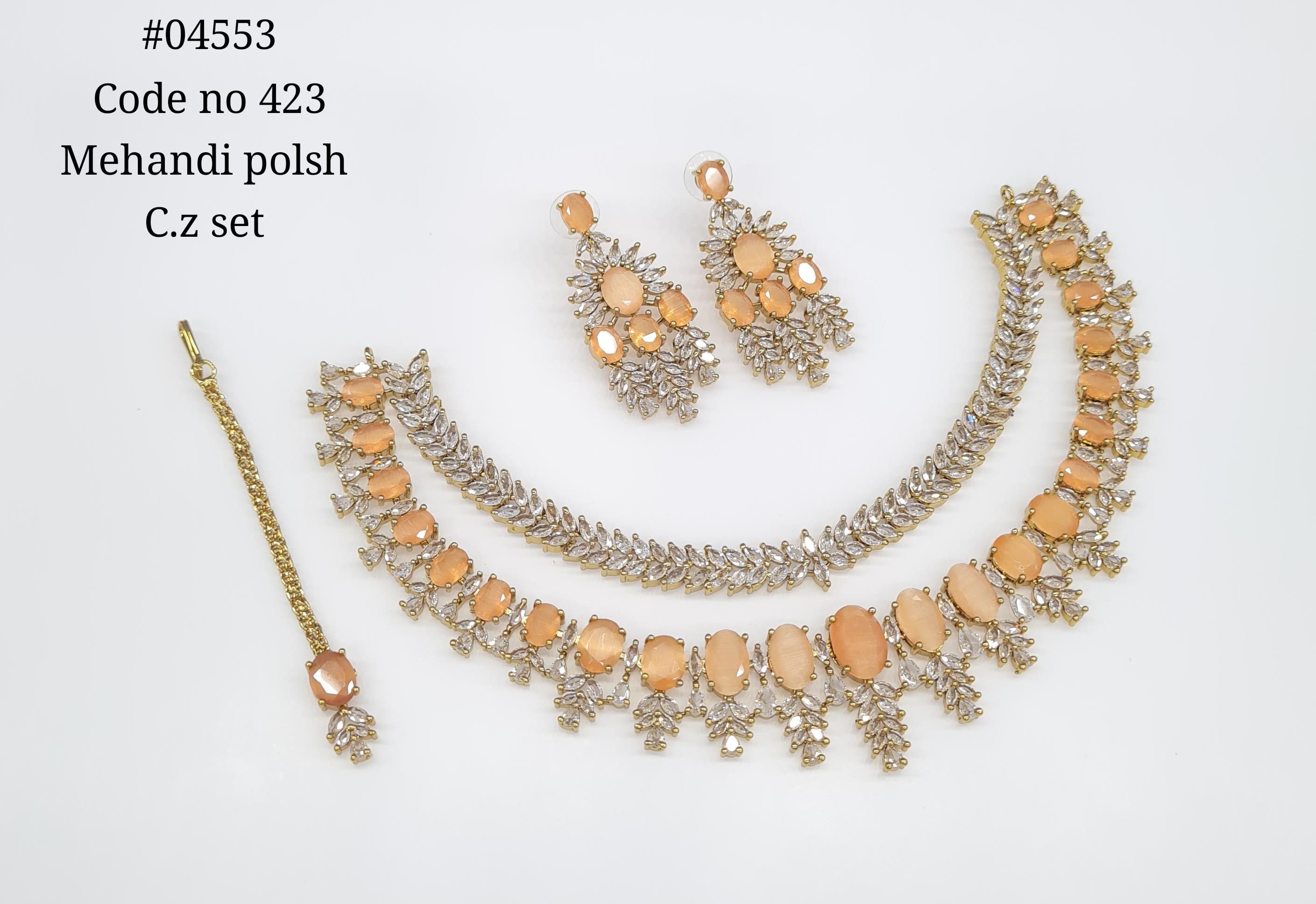 Cz Necklace 04553 - 6