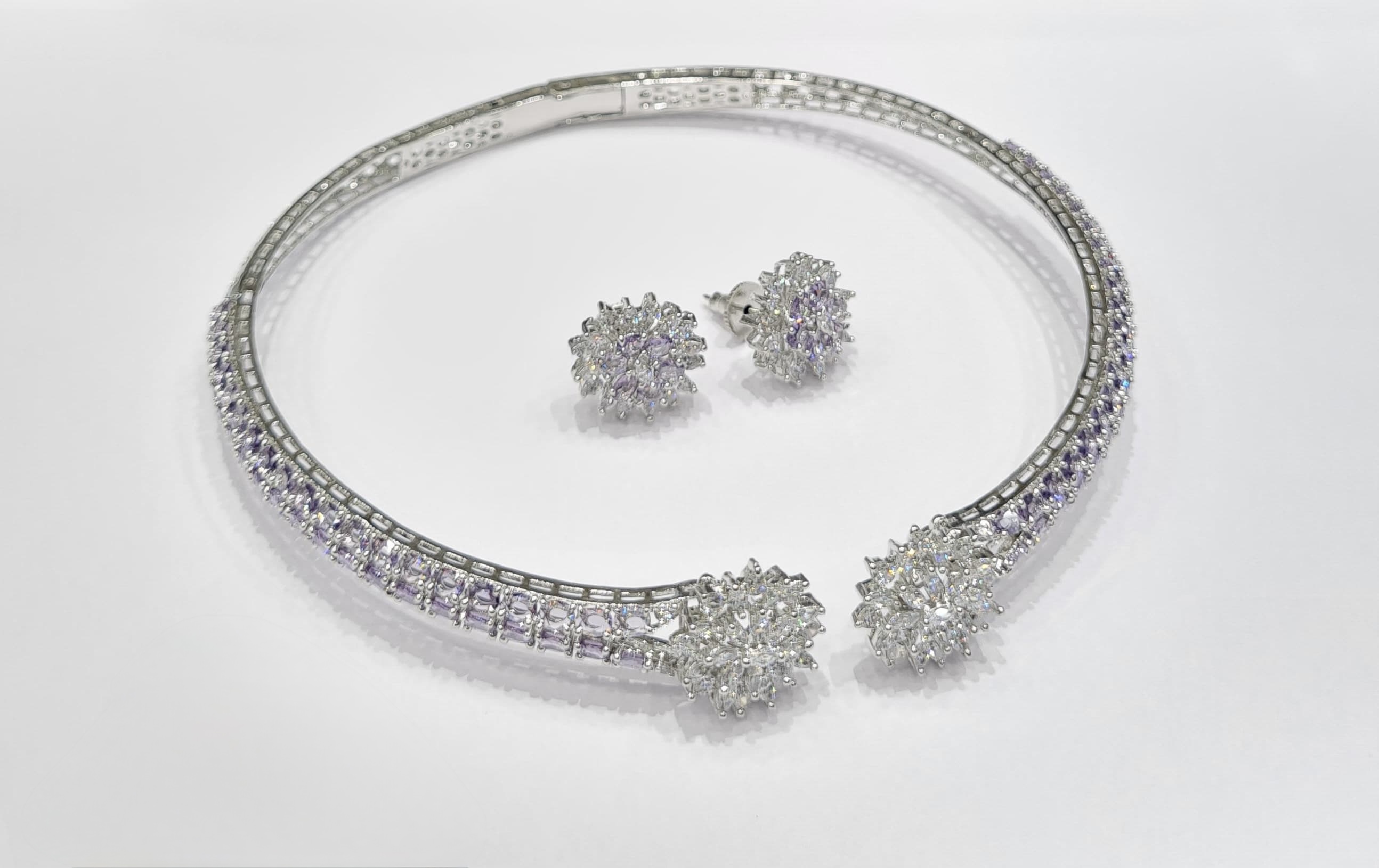 Cz Necklace 10347 - 5