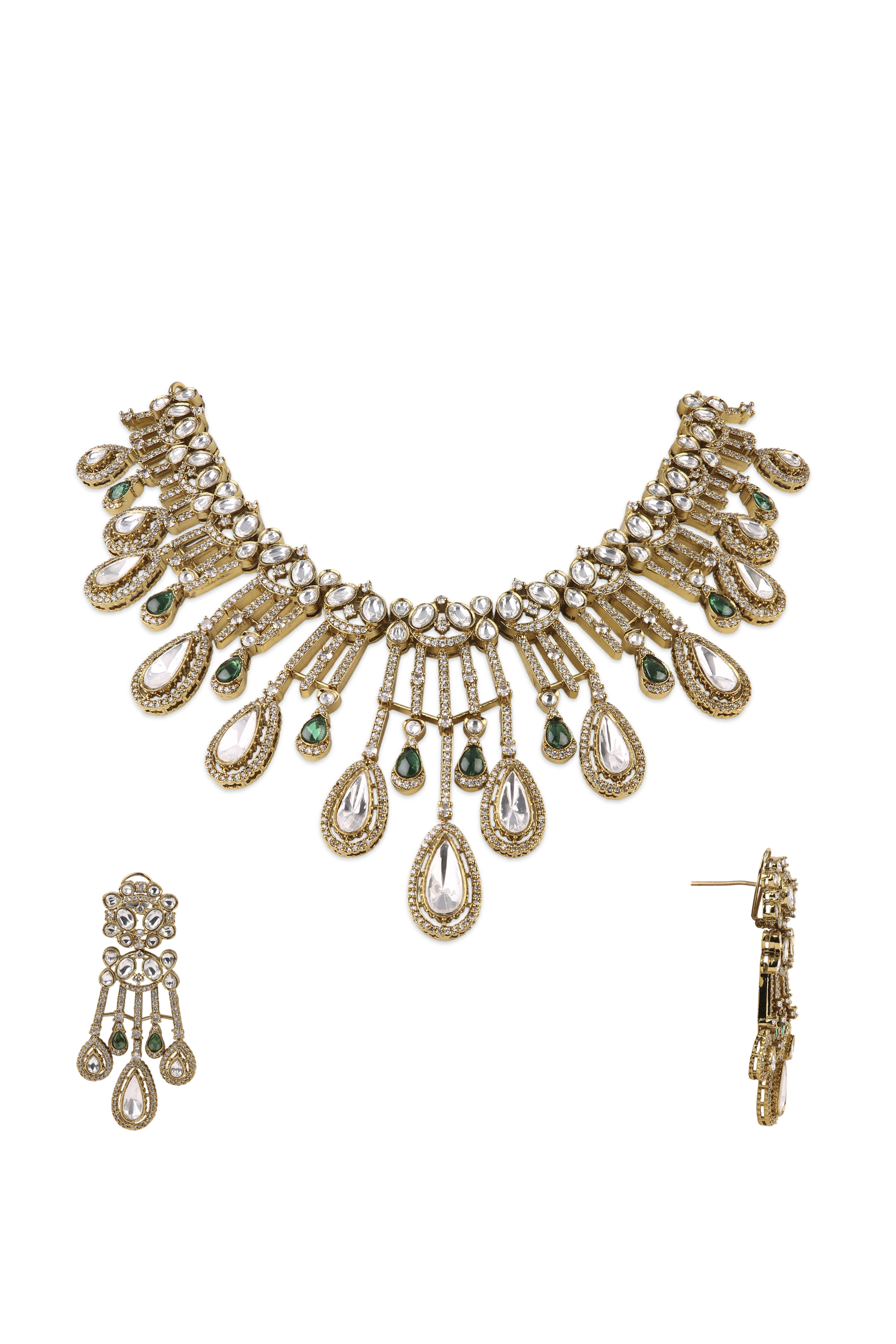 Kundan Necklace 11179 - 4