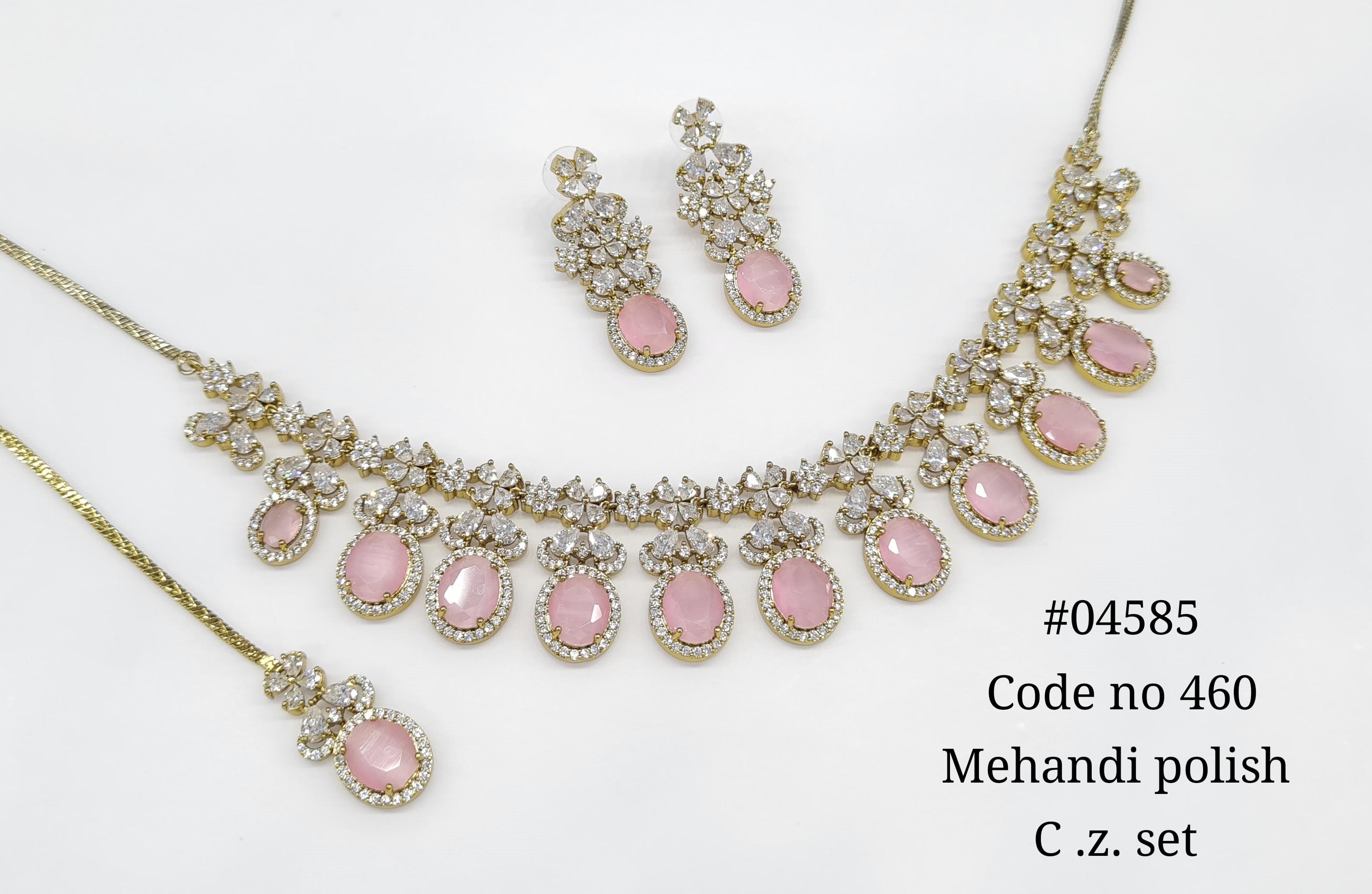 Cz Necklace 04585 - 6