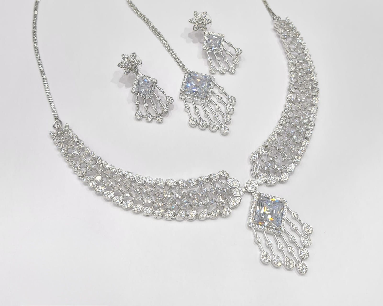 Cz Necklace 09425 - 11