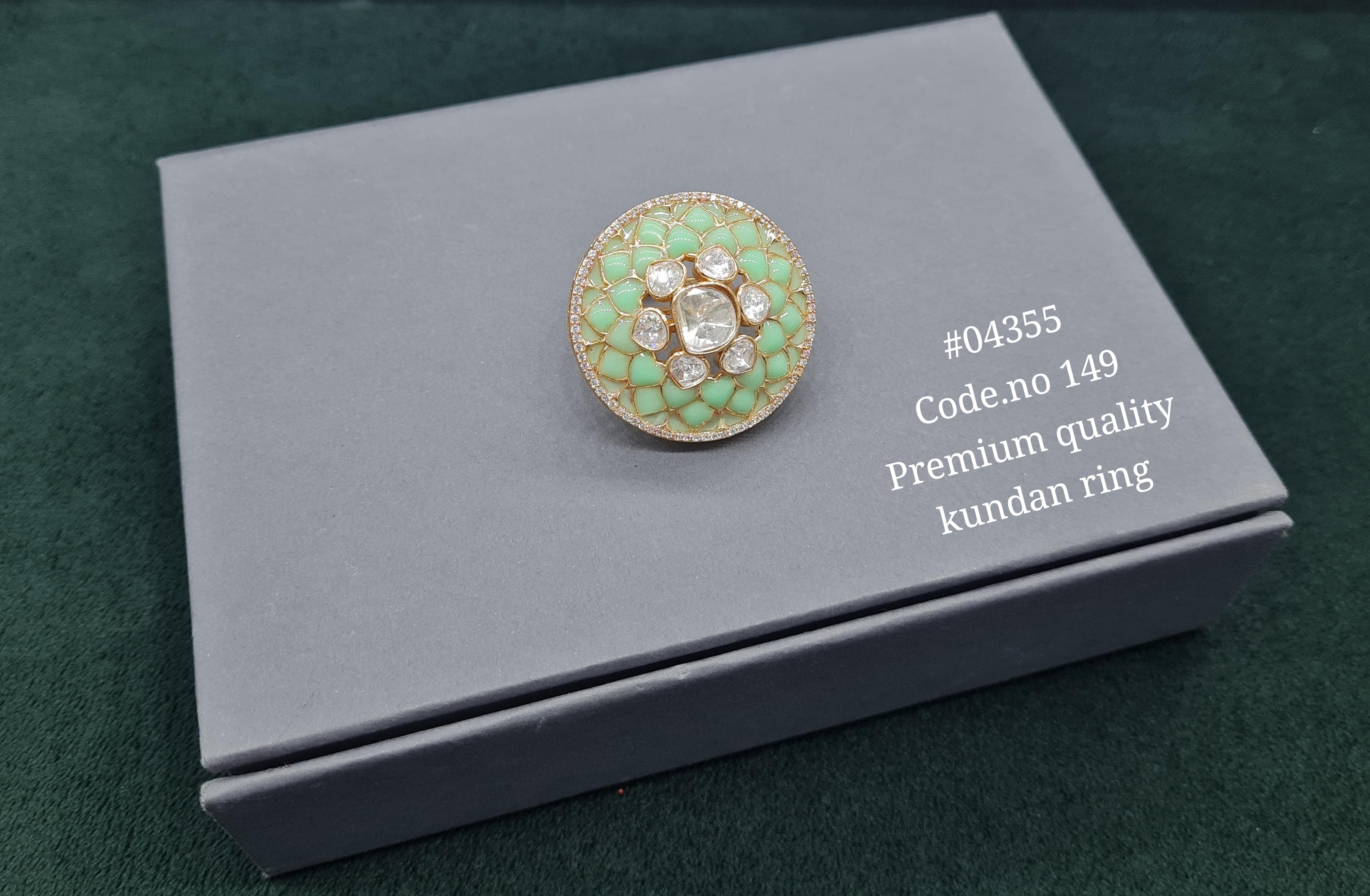 Kundan Fingerring 04355 - 4