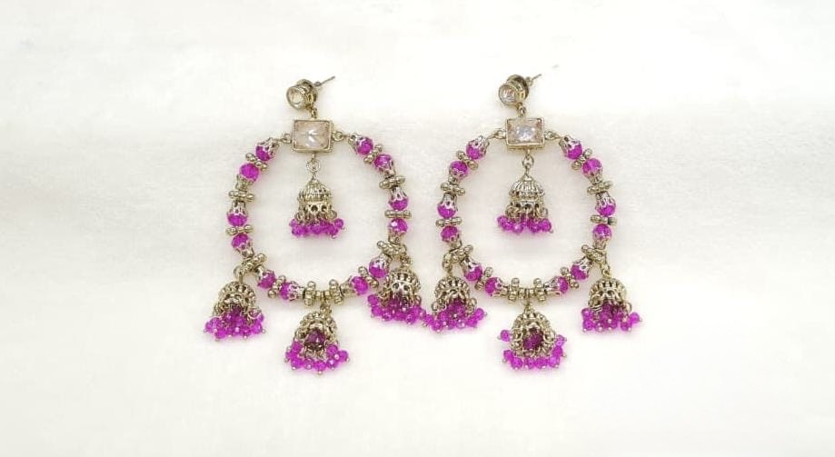 Mehendi Earrings 09556 - 5