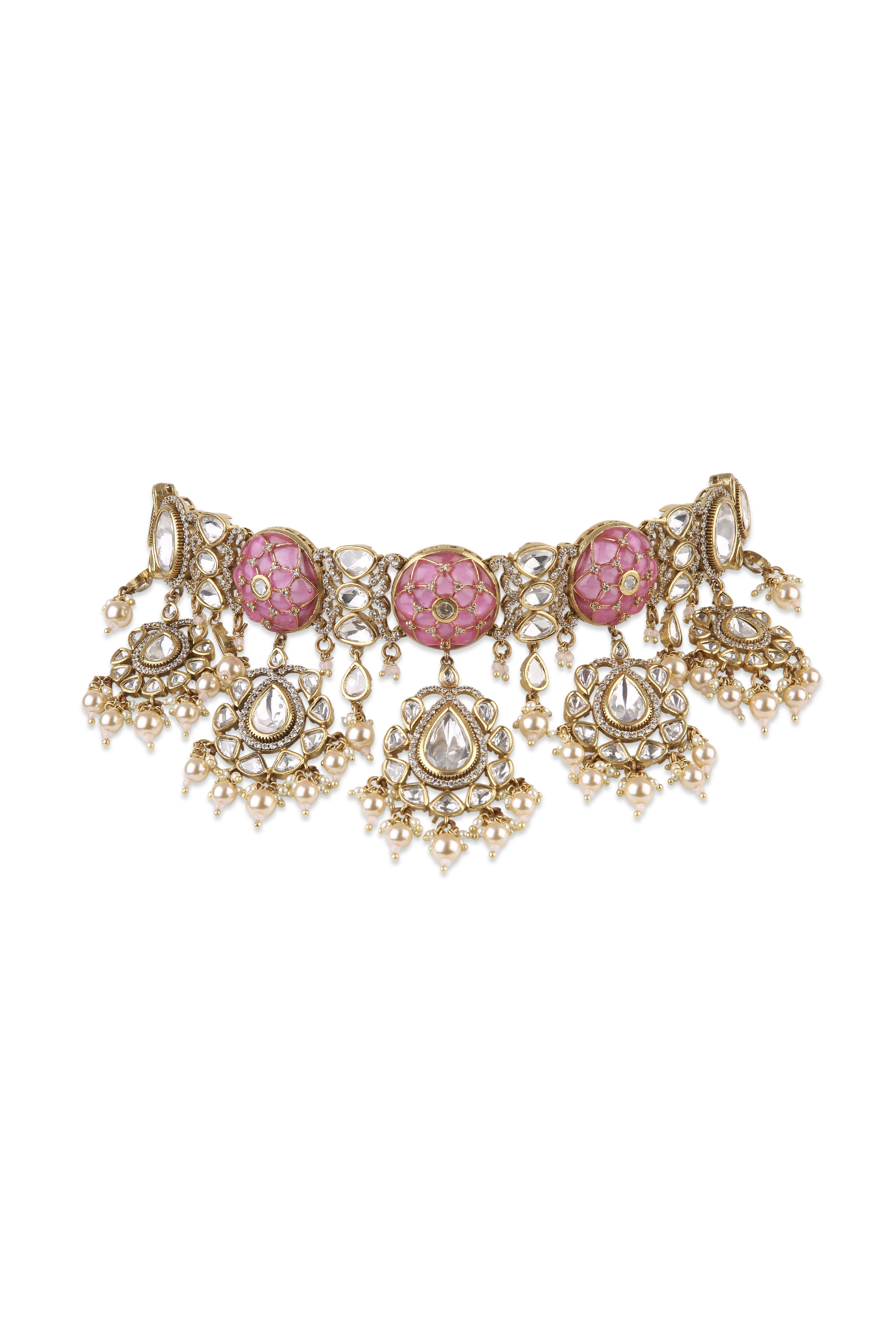 Kundan Necklace 08931 - 6