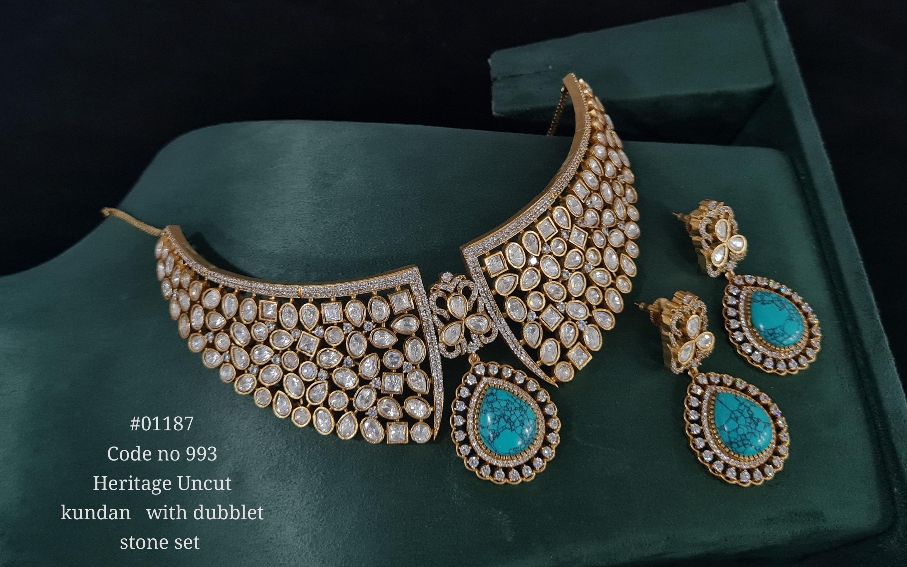 Kundan Necklace 01187 - 9