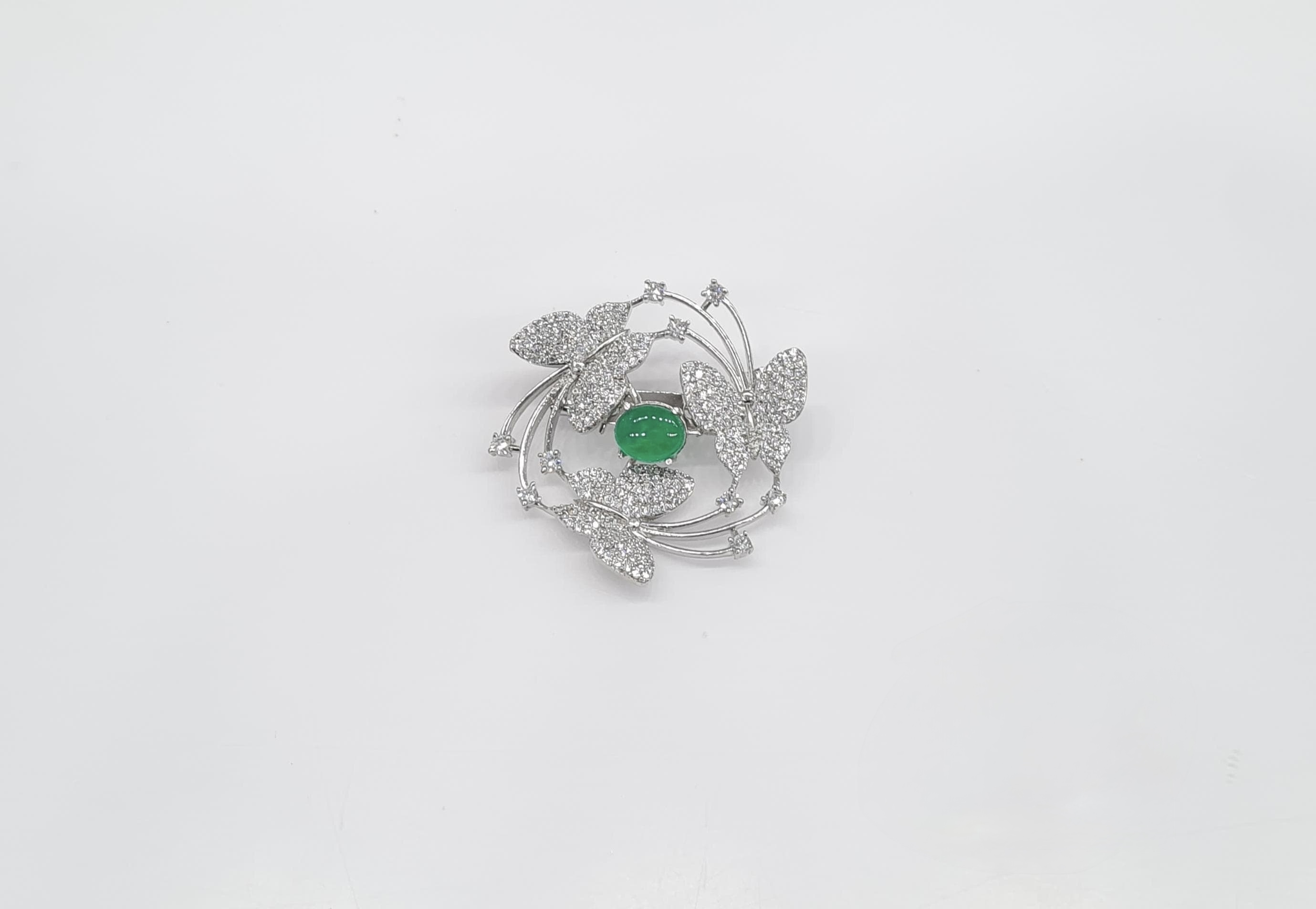 Cz Brooch 10571 - 40