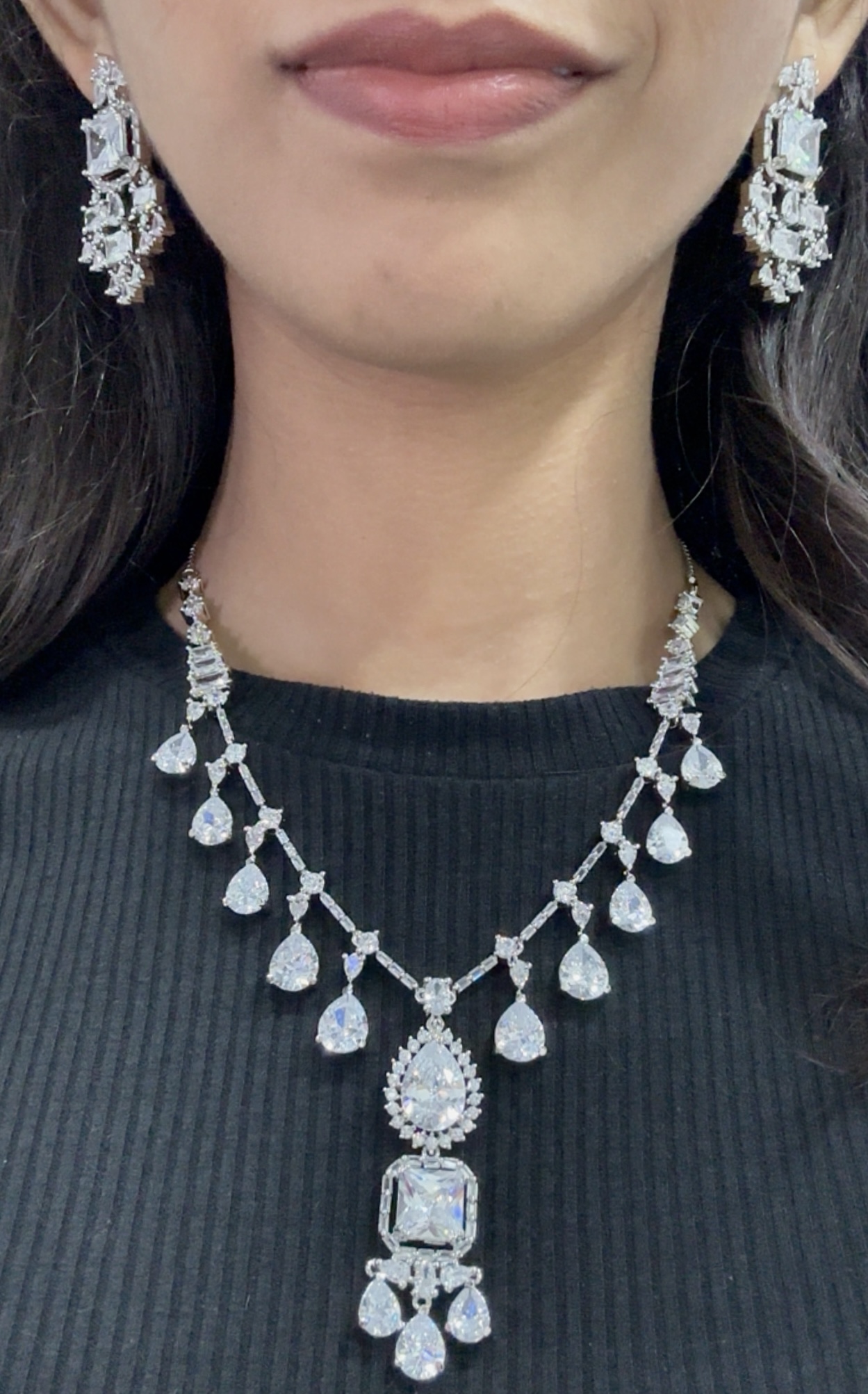 Cz Necklace 04840 - 12