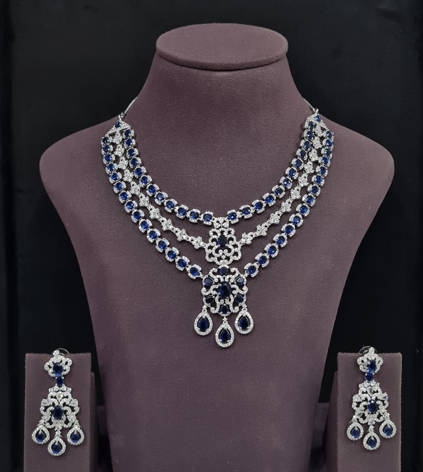 Cz Necklace 11113 - 13