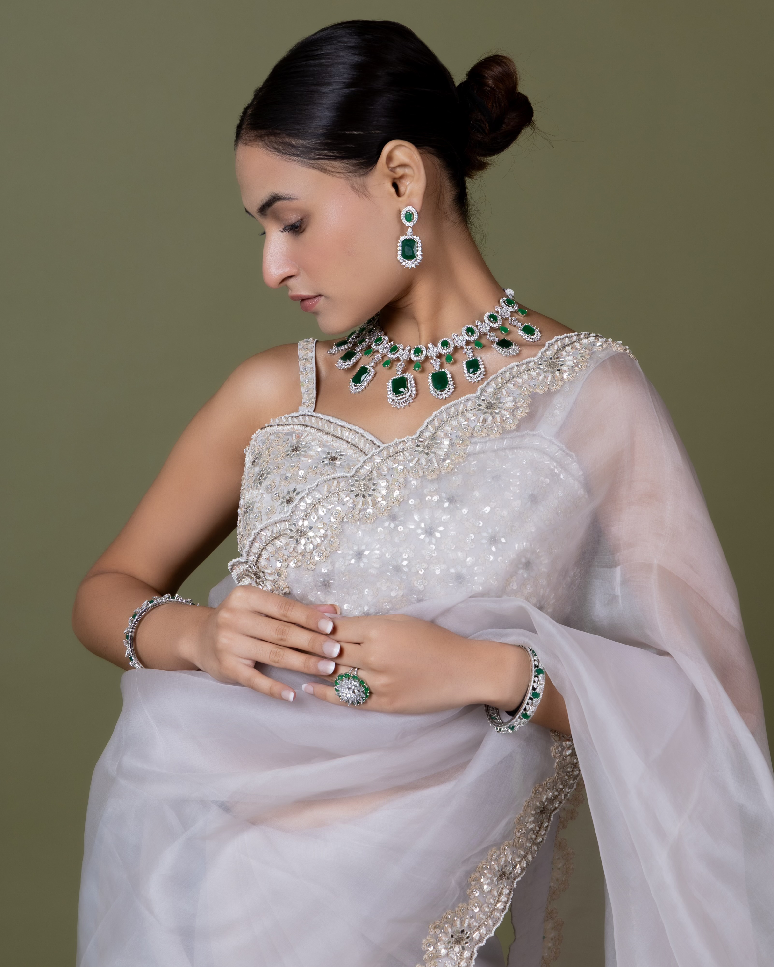 Cz Necklace 02326 - 6