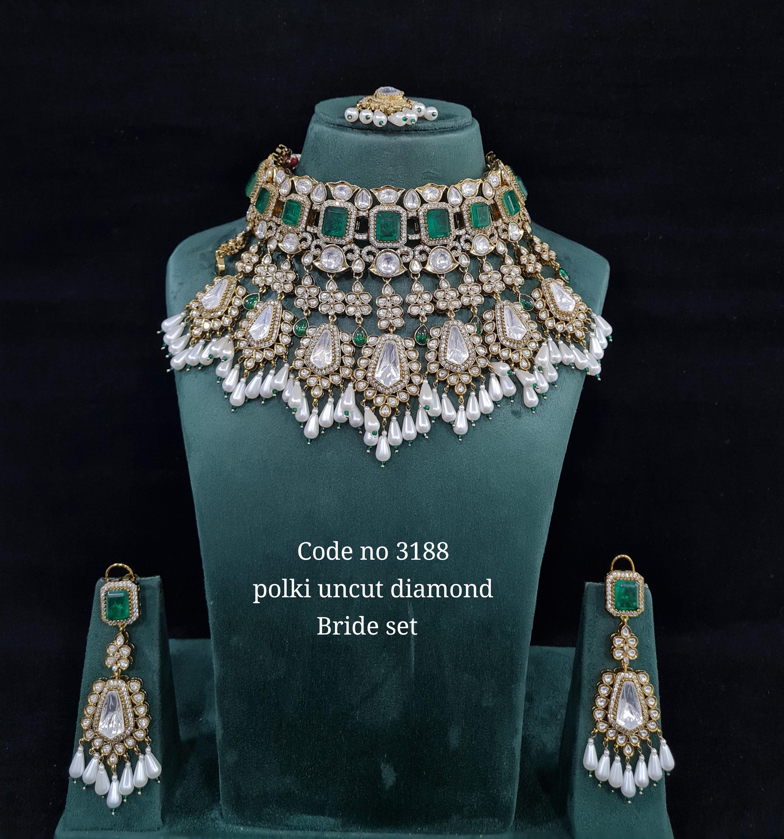 Kundan Bride Set 01329 - 9