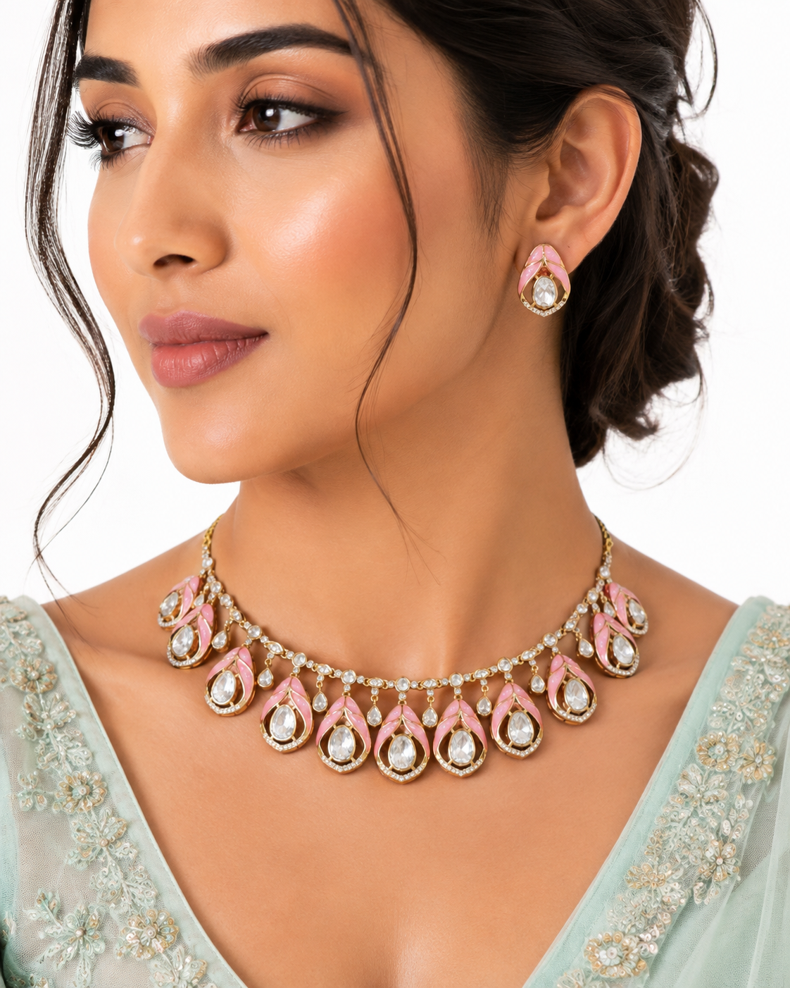Kundan Necklace 08946 - 8