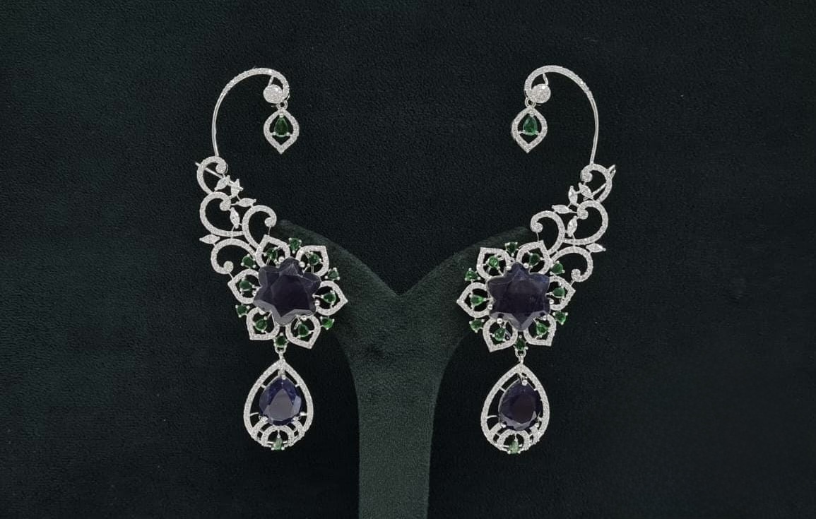Cz Carving Earcuff 08883 - 14