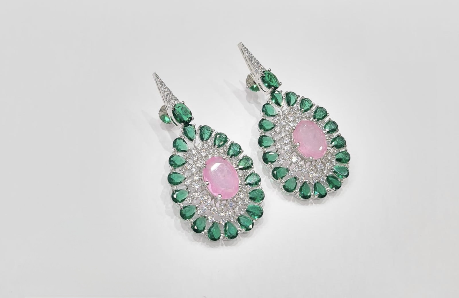 Cz Earrings 08446 - 14