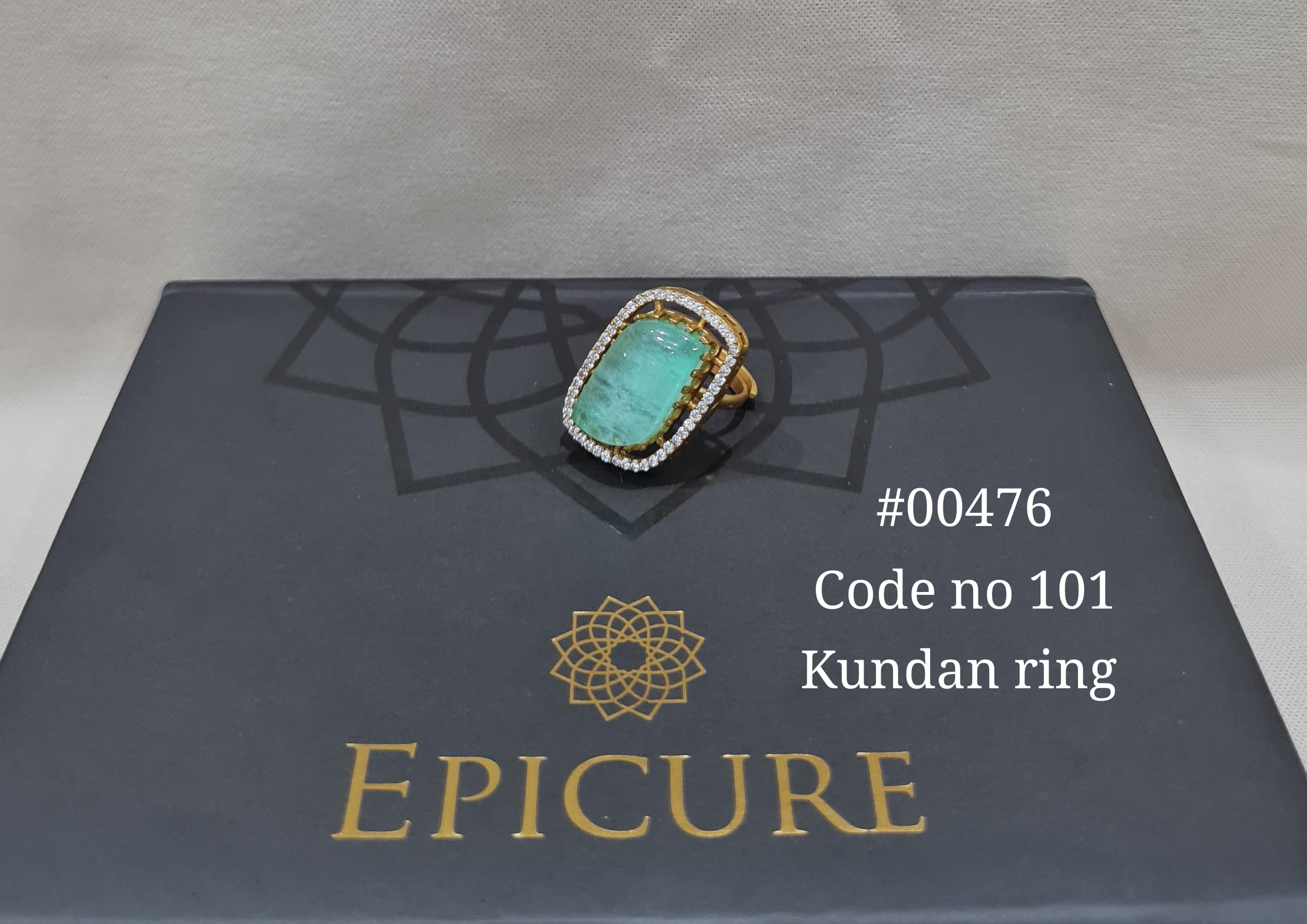 Kundan fingerring 00476 - 5