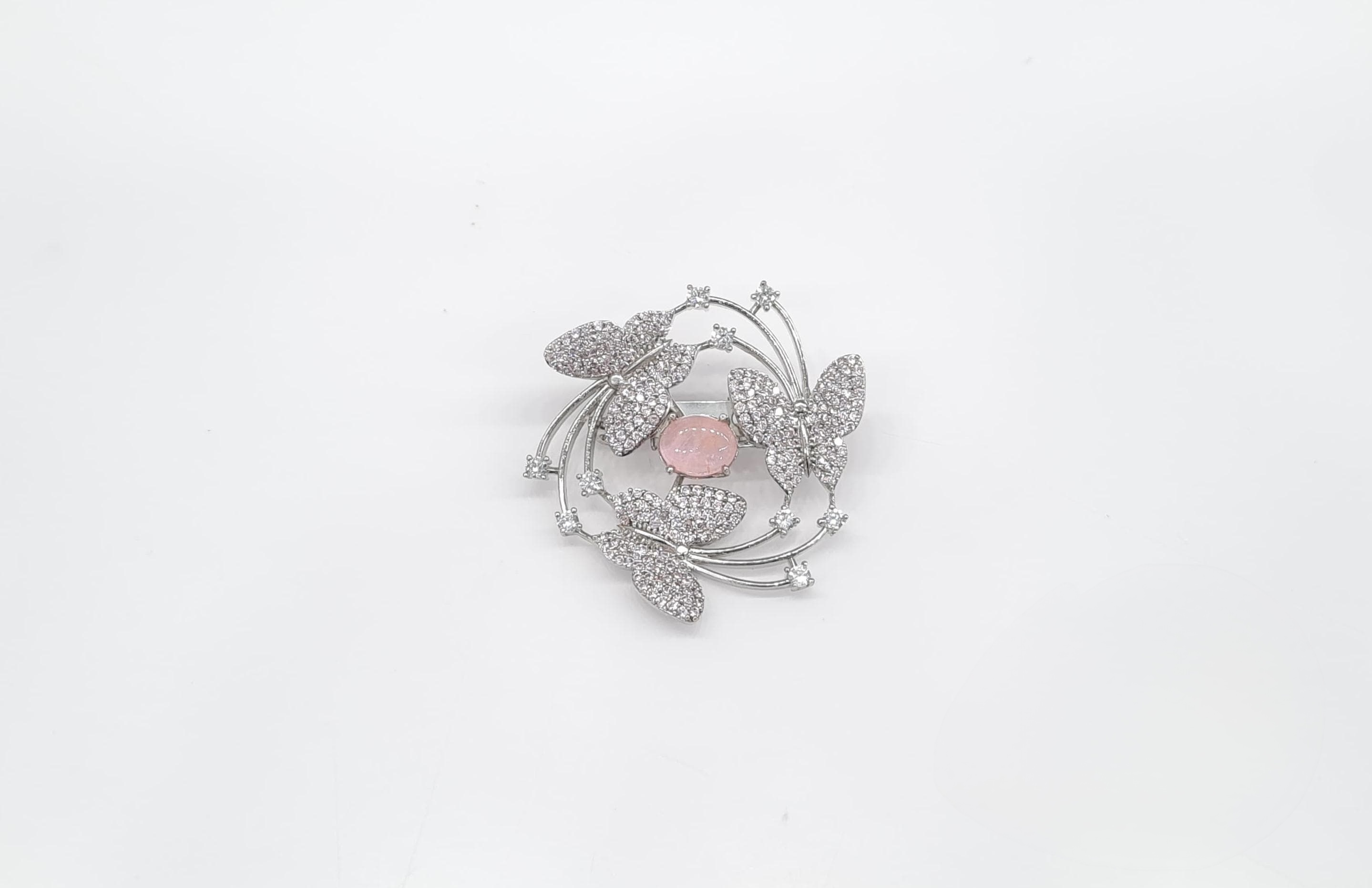 Cz Brooch 10571 - 33