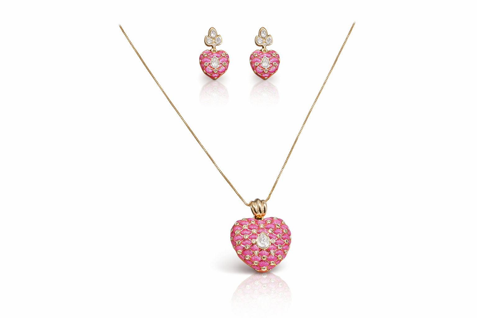 Kundan Strawberry Pendant 07913