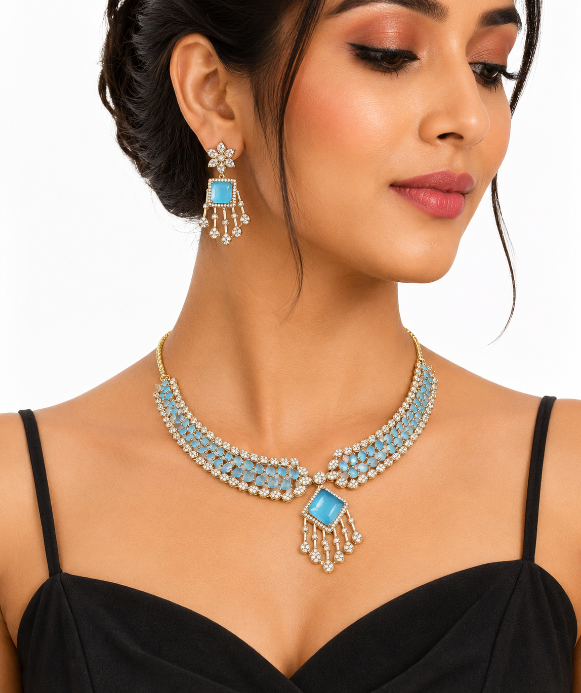 Cz Necklace 09425 - 19
