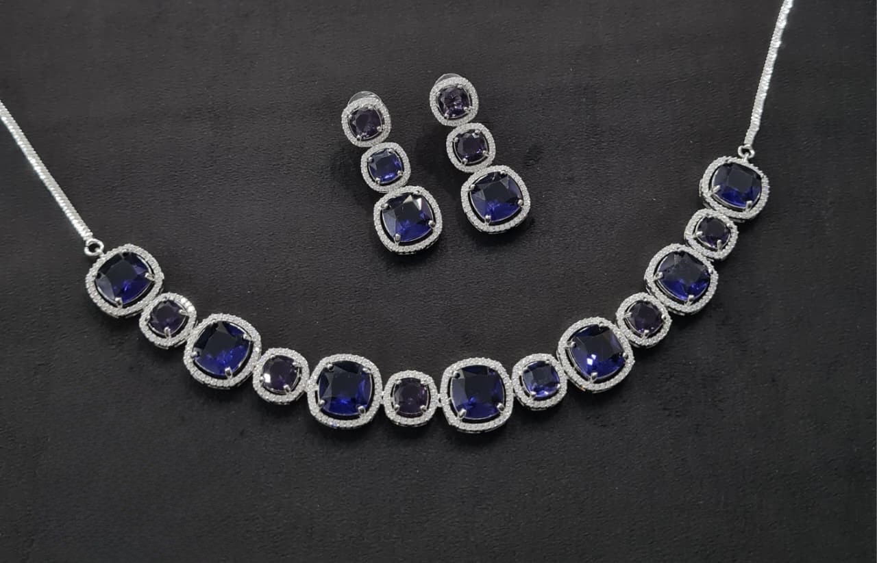 Cz Necklace 11108 - 13