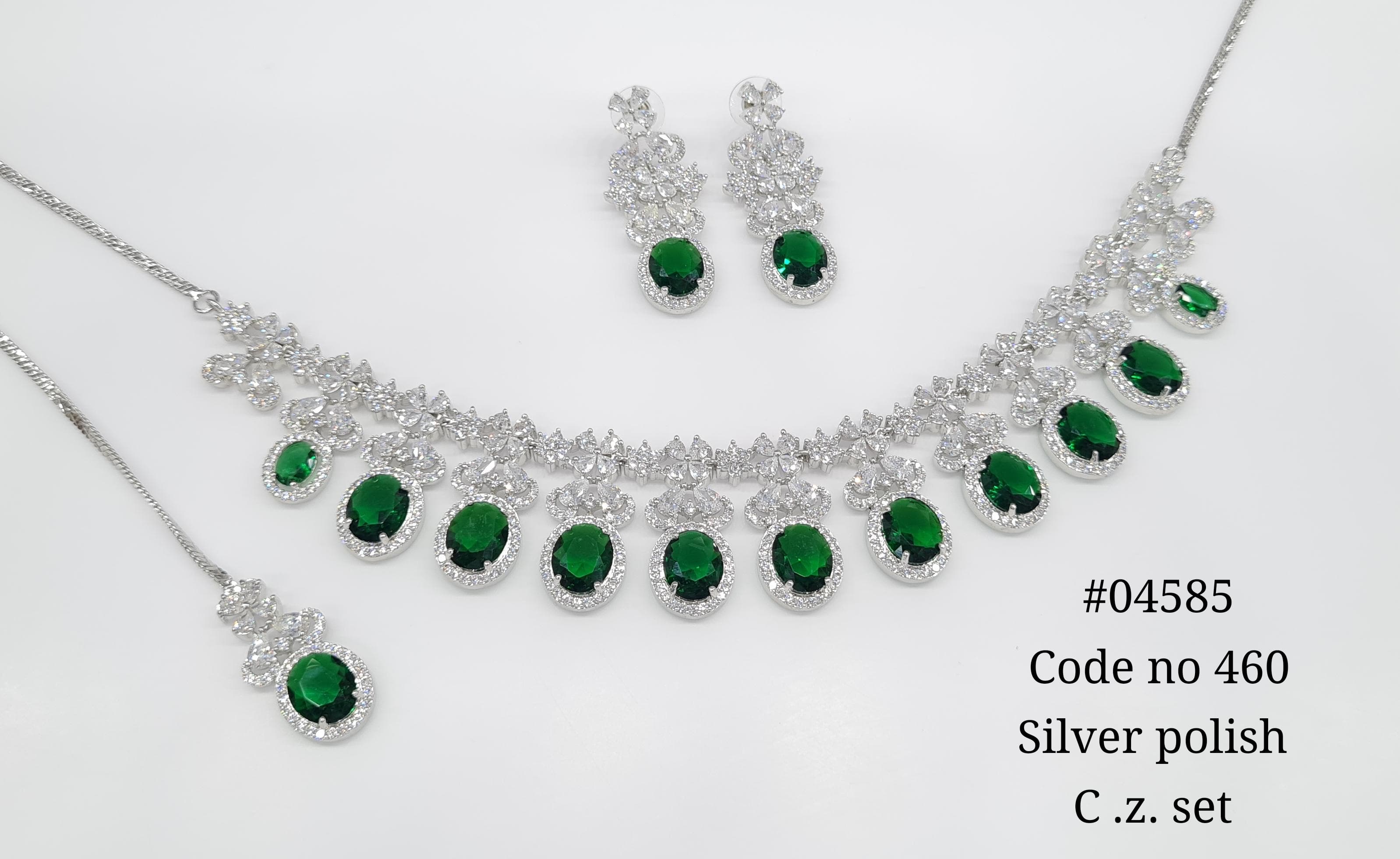 Cz Necklace 04585 - 9