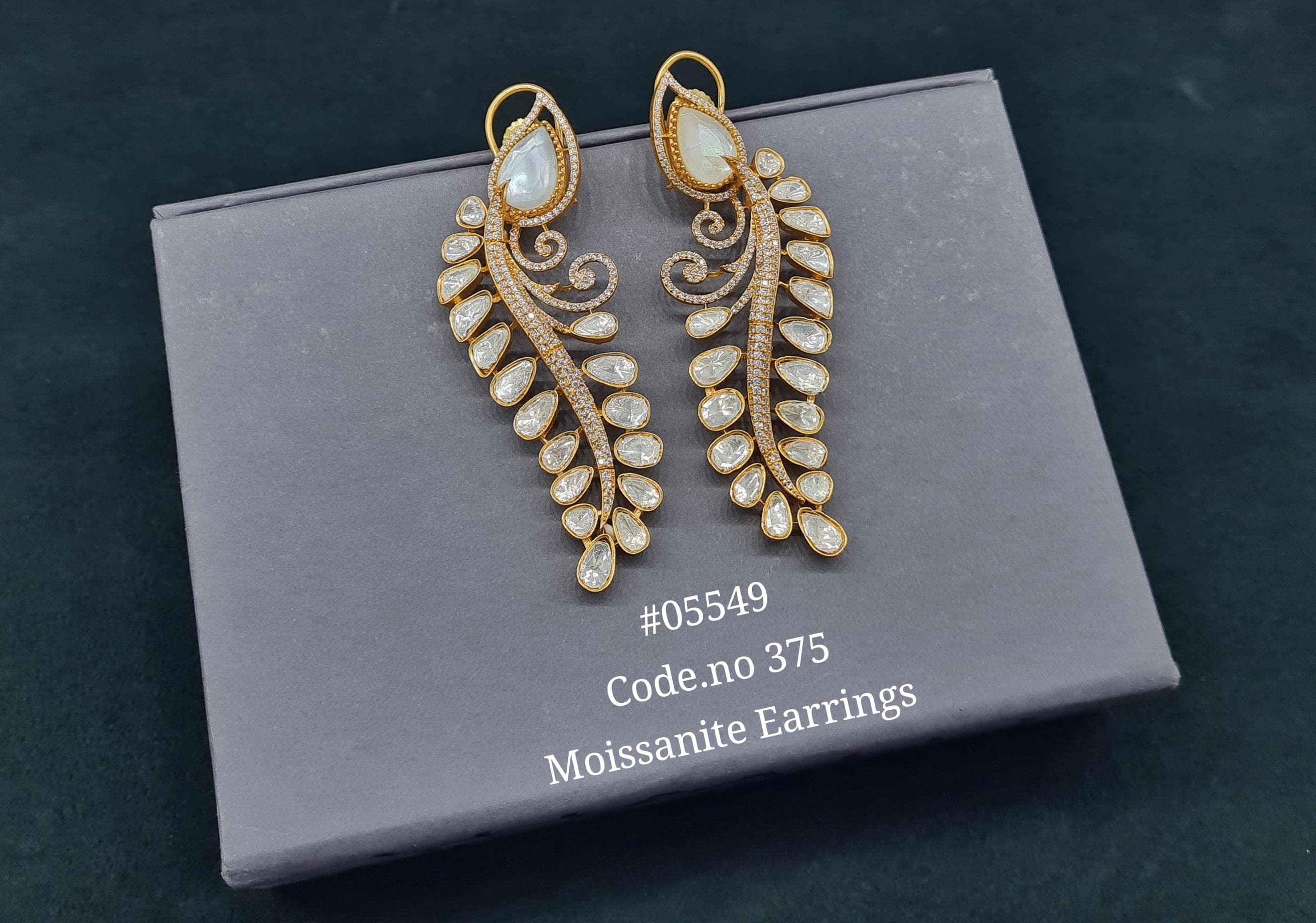Moissanite Earrings 05549 - 9
