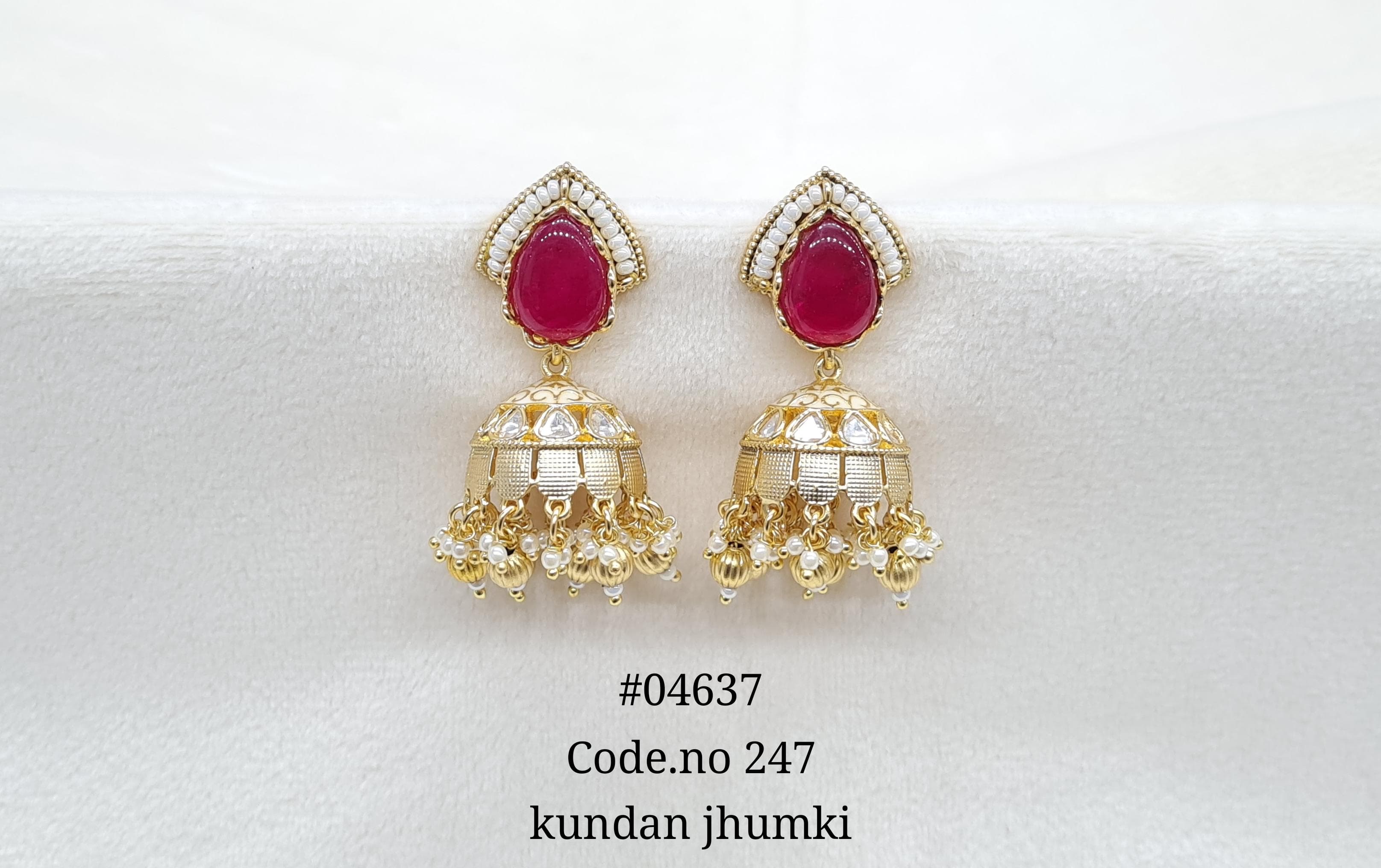 Kundan Jhumki 04637 - 3