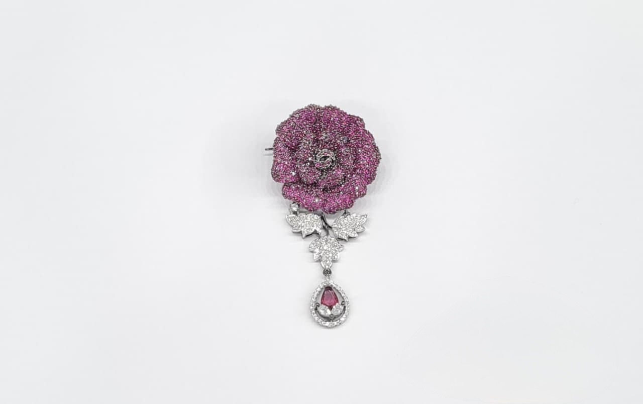 Cz Brooch 11100 - 2