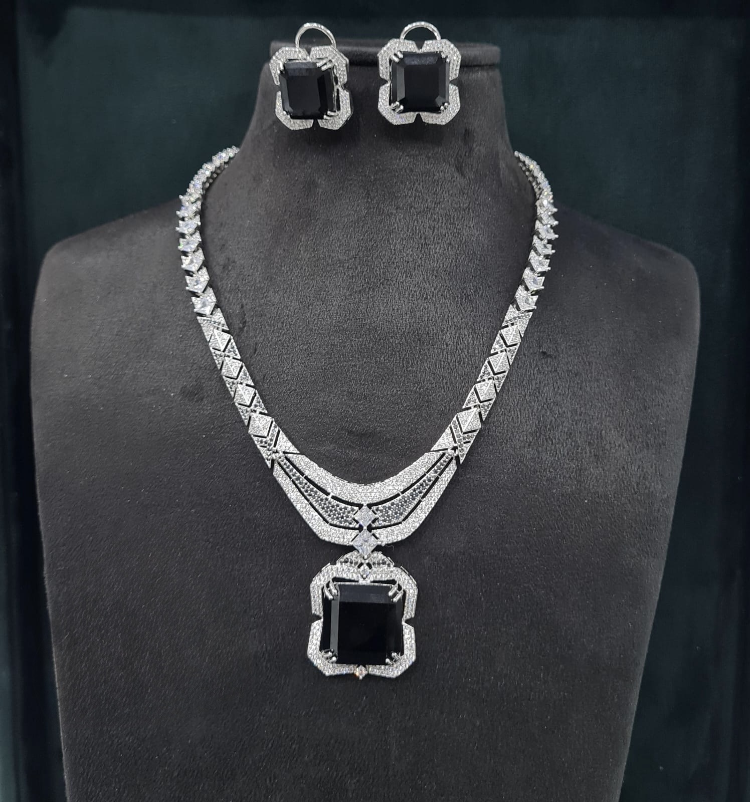 Cz Necklace 05026 - 8