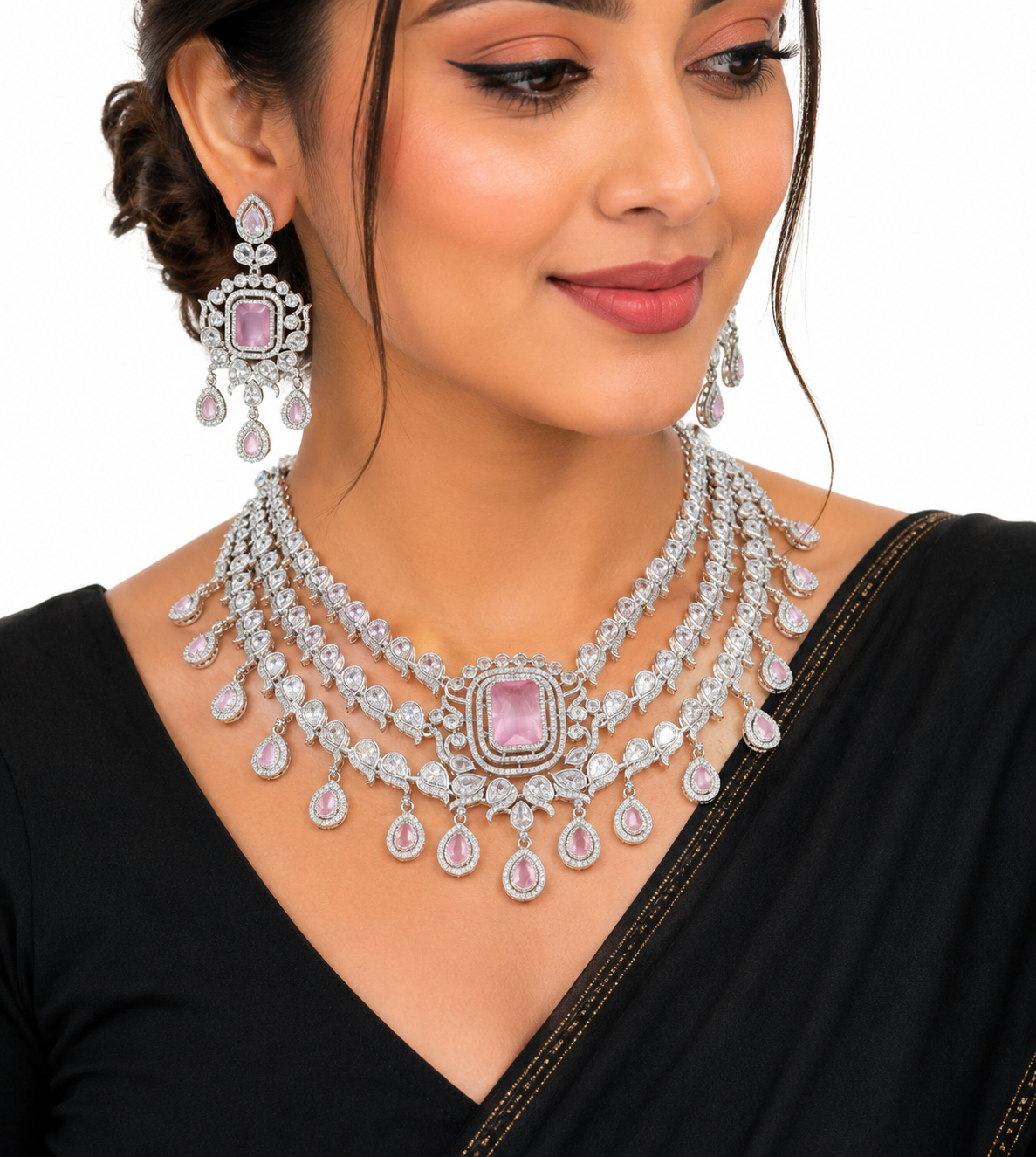 Cz Necklace 11425 - 8