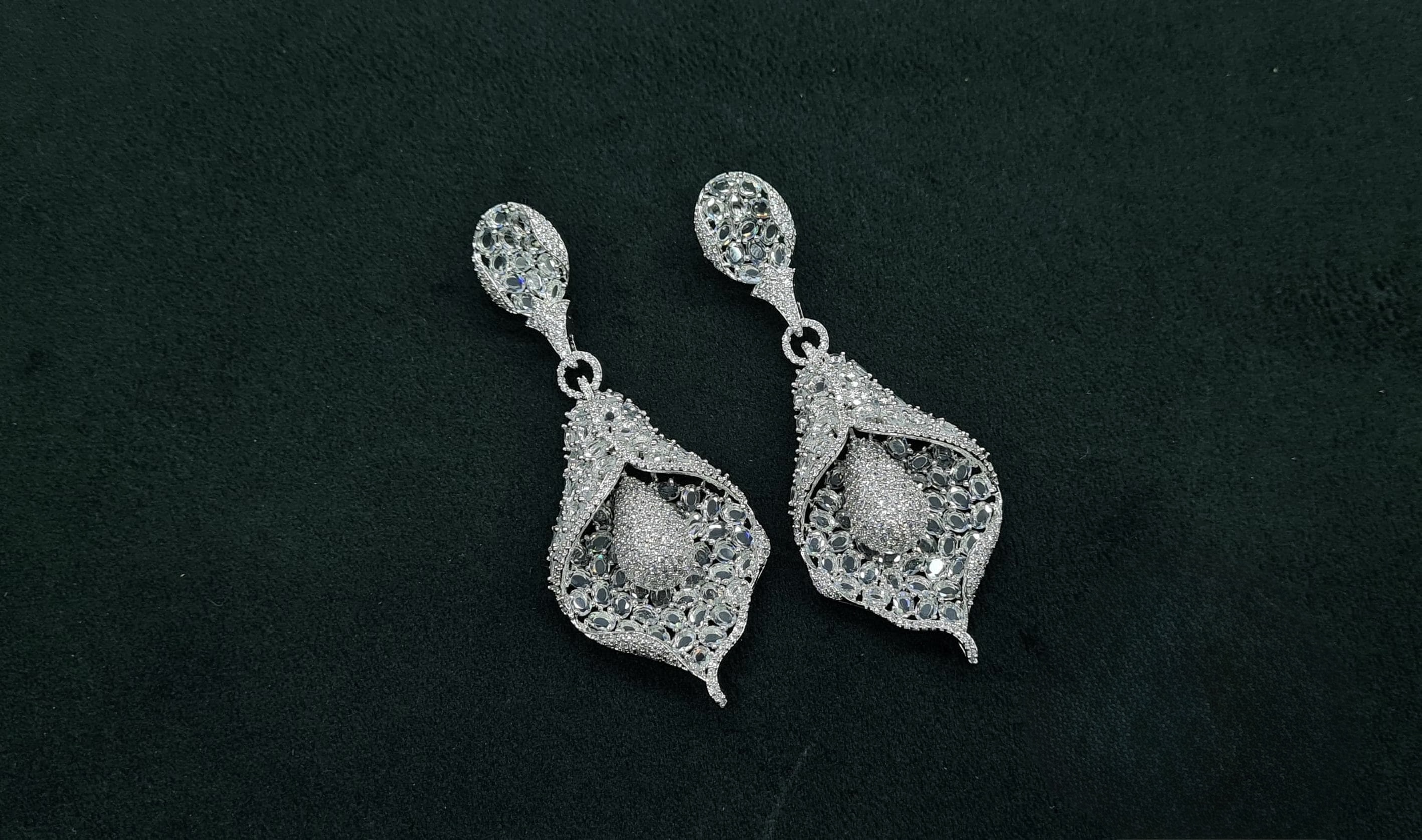 Cz Earrings 08982 - 4