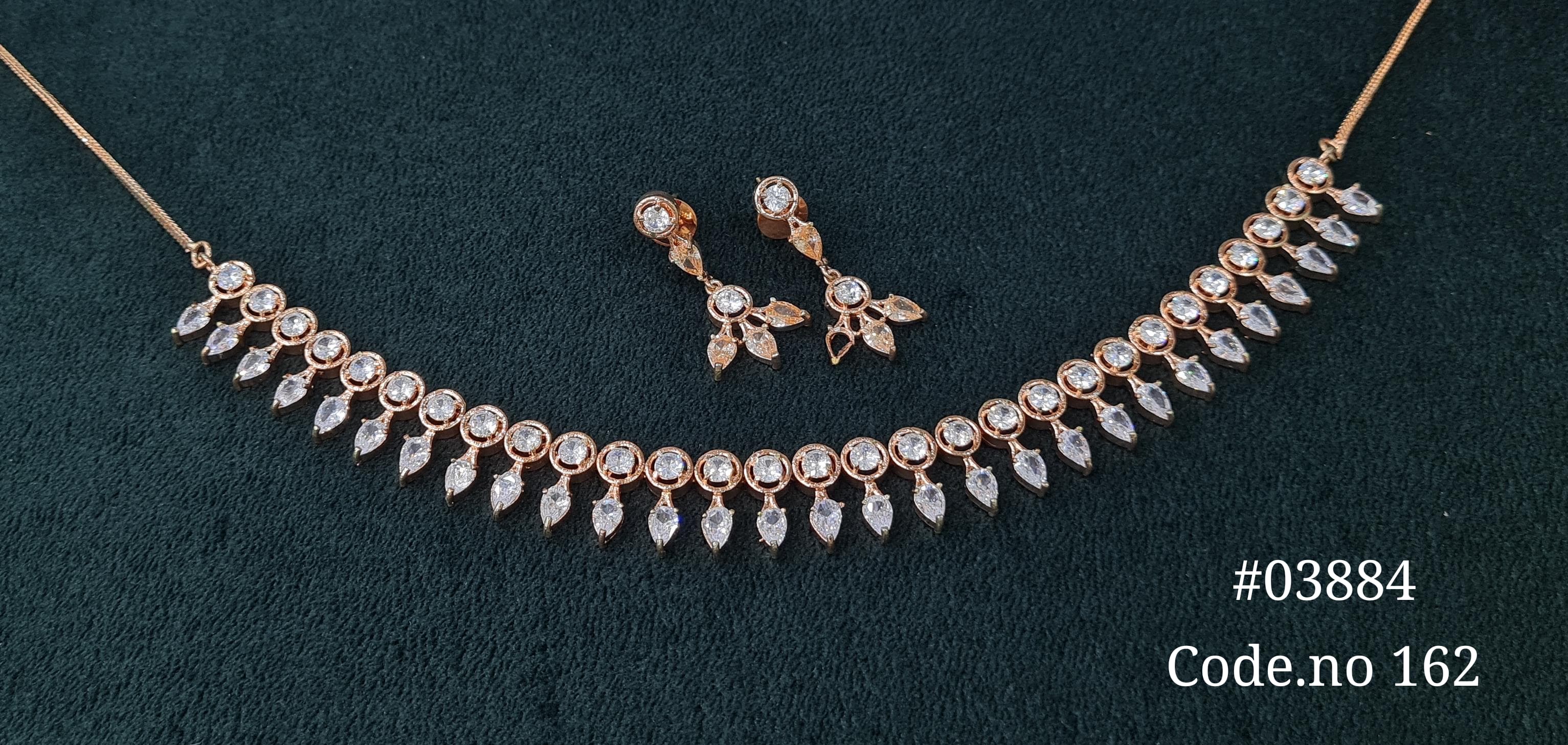 Cz Necklace 03884 - 6