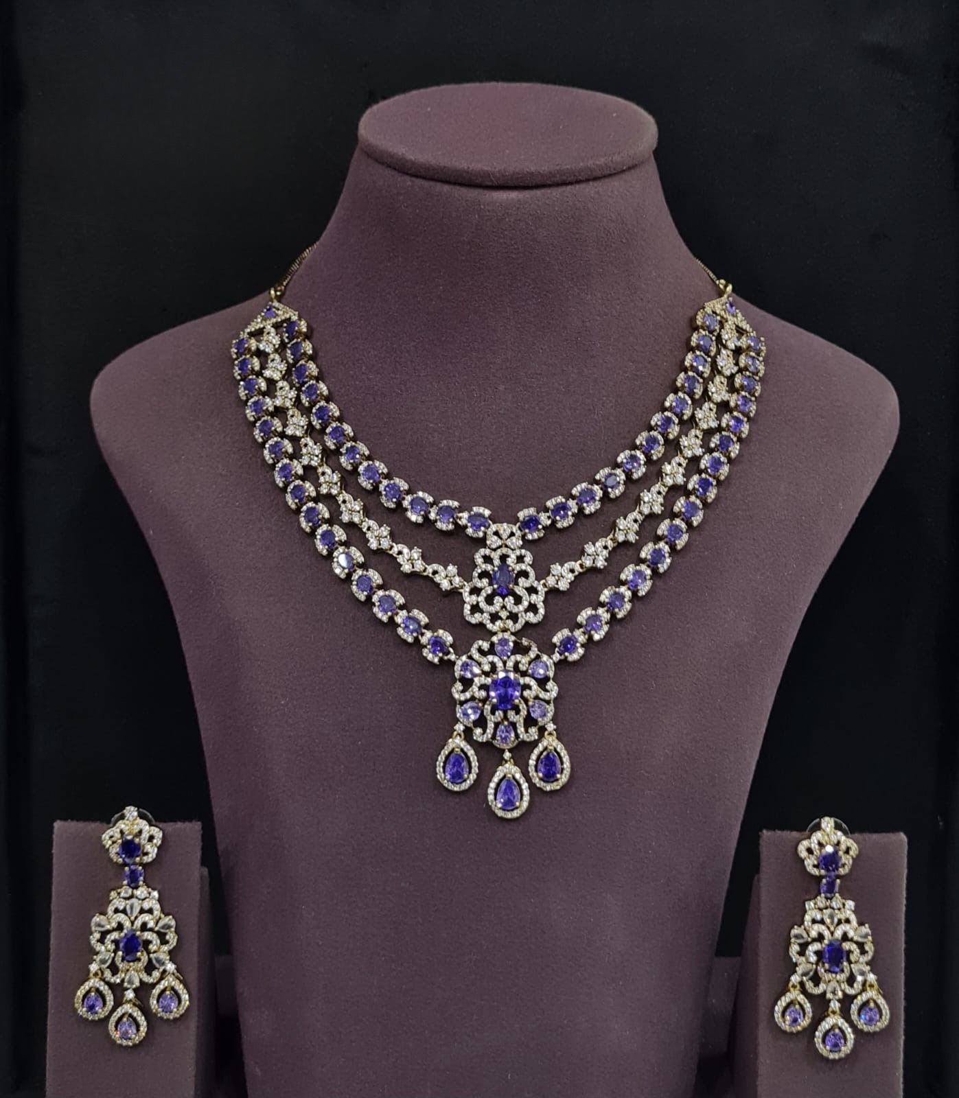 Cz Necklace 11113 - 6