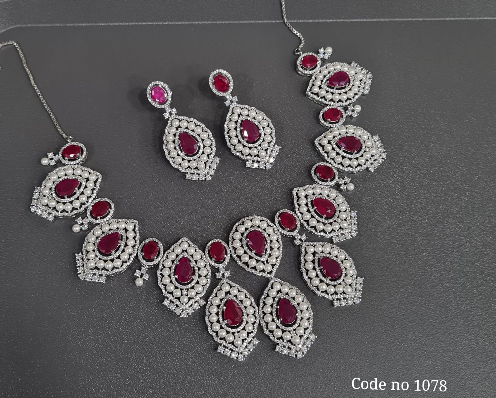 Cz necklace 03840