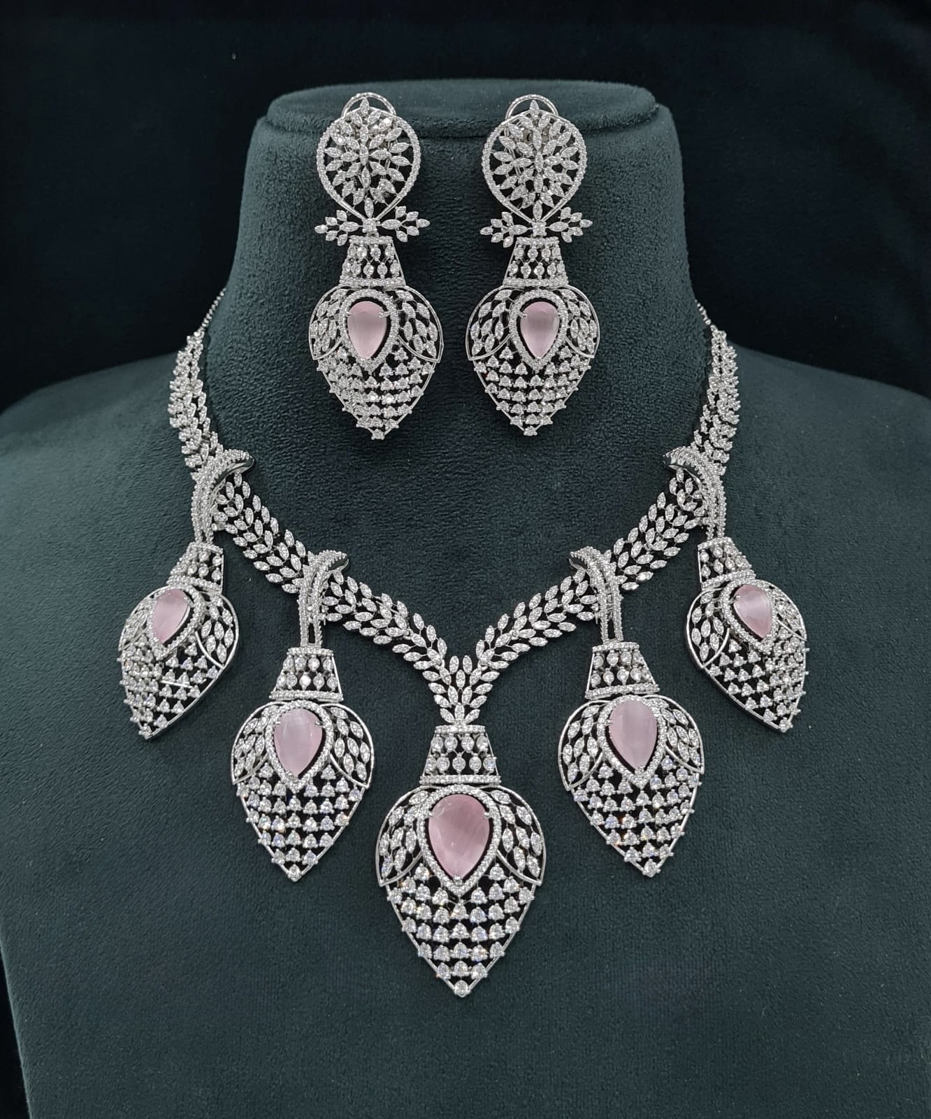 Cz Necklace 07511 - 5