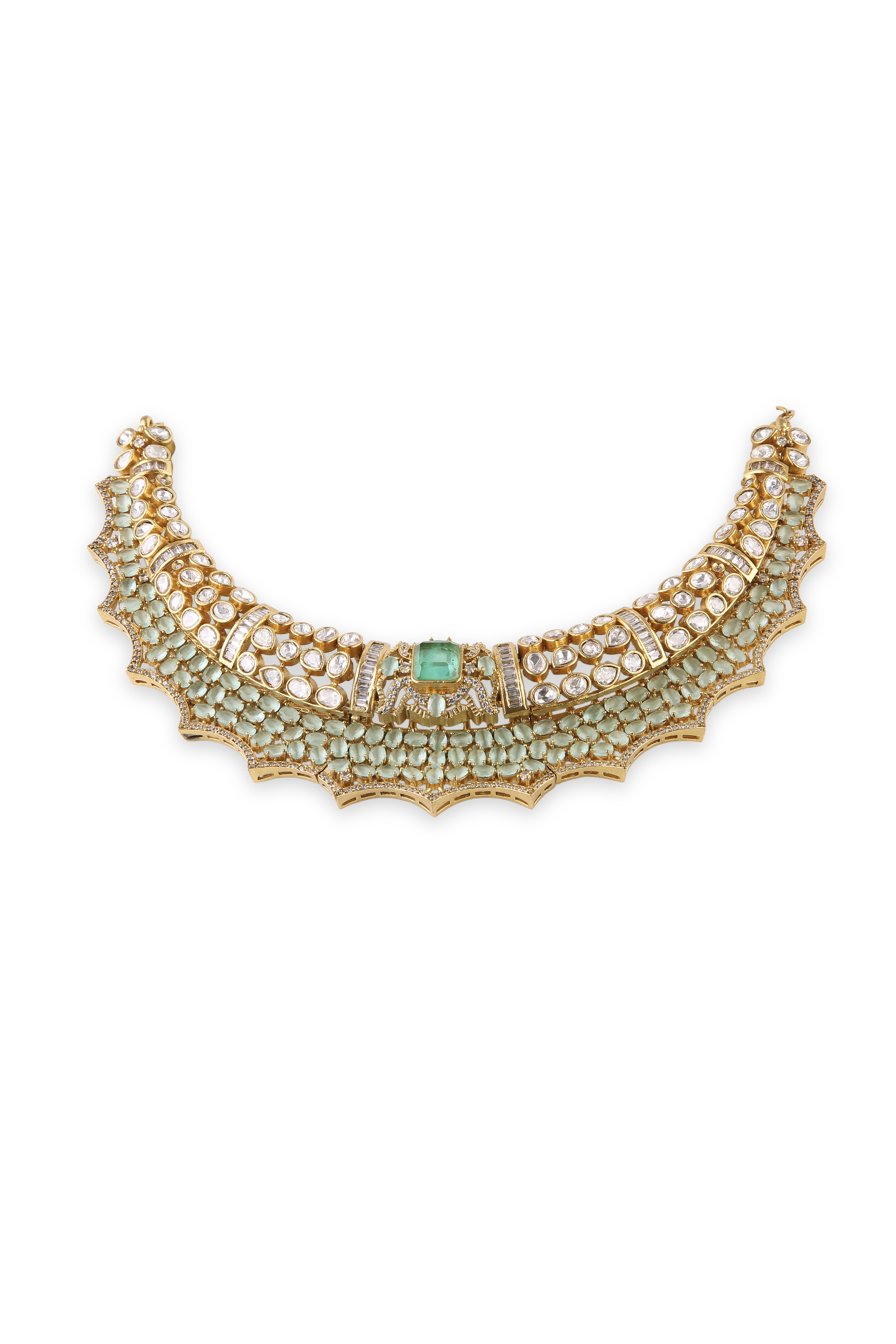 Kundan Necklace 10712 - 5