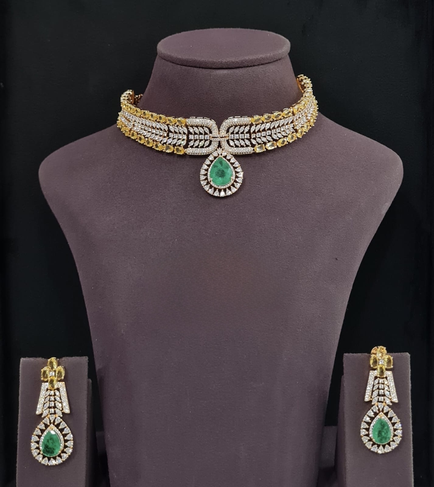 Cz Necklace 11204 - 3