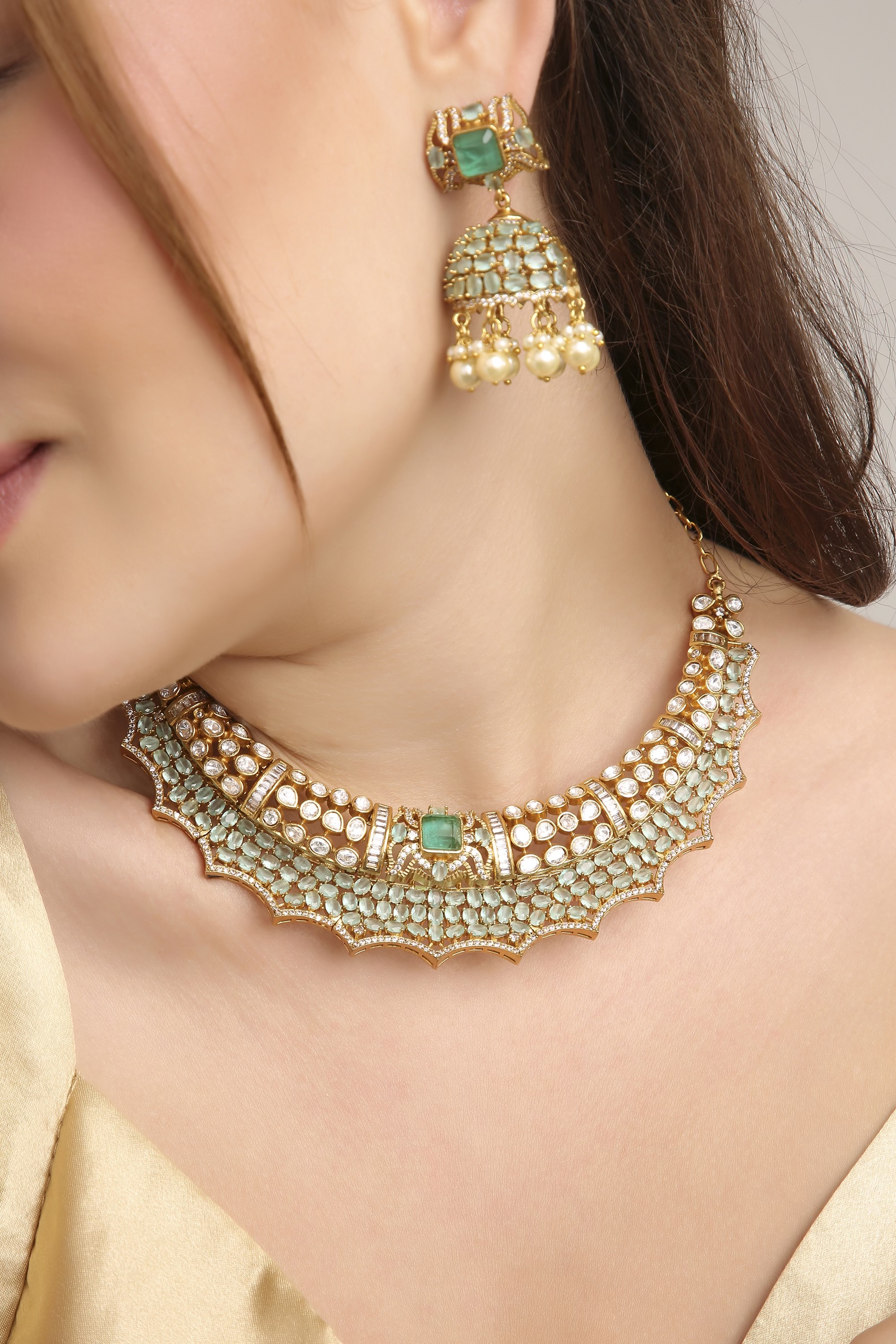 Kundan Necklace 10712 - 2