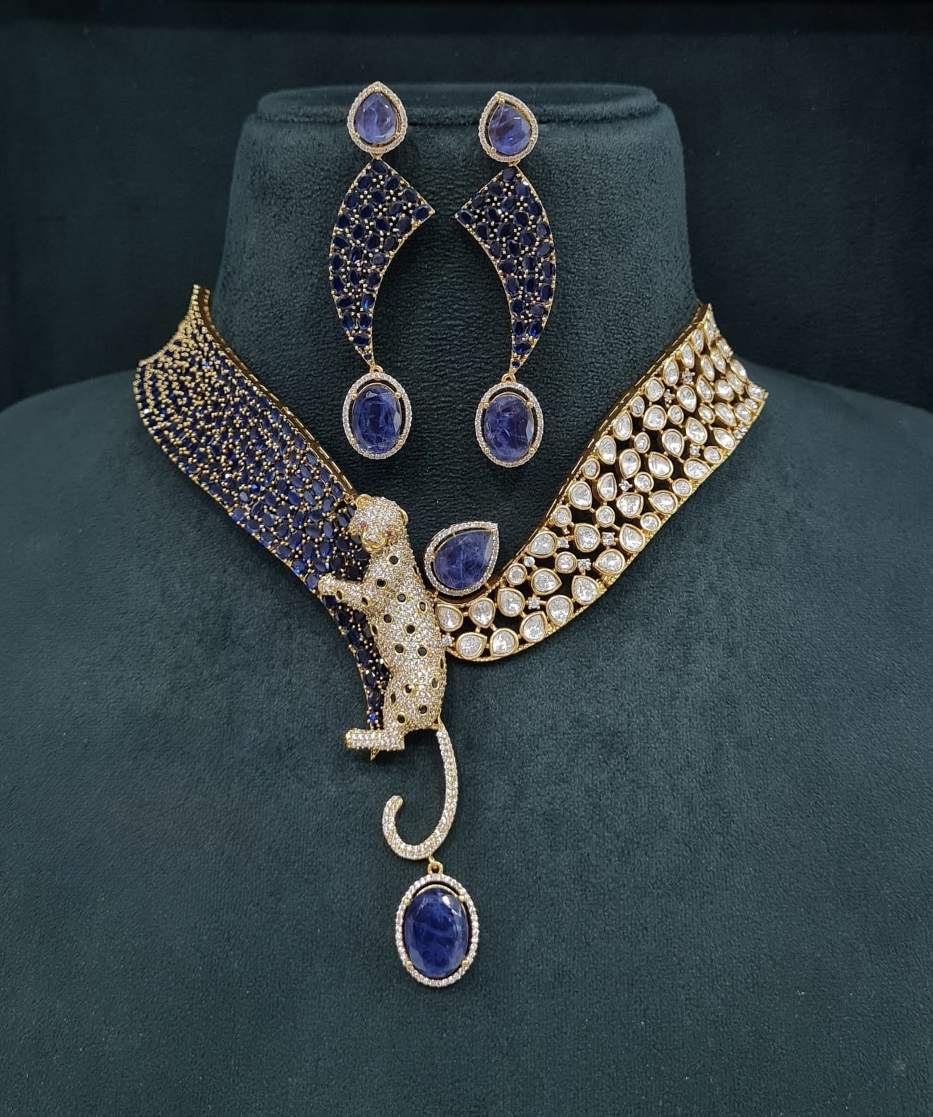 Kundan Necklace 08218 - 6
