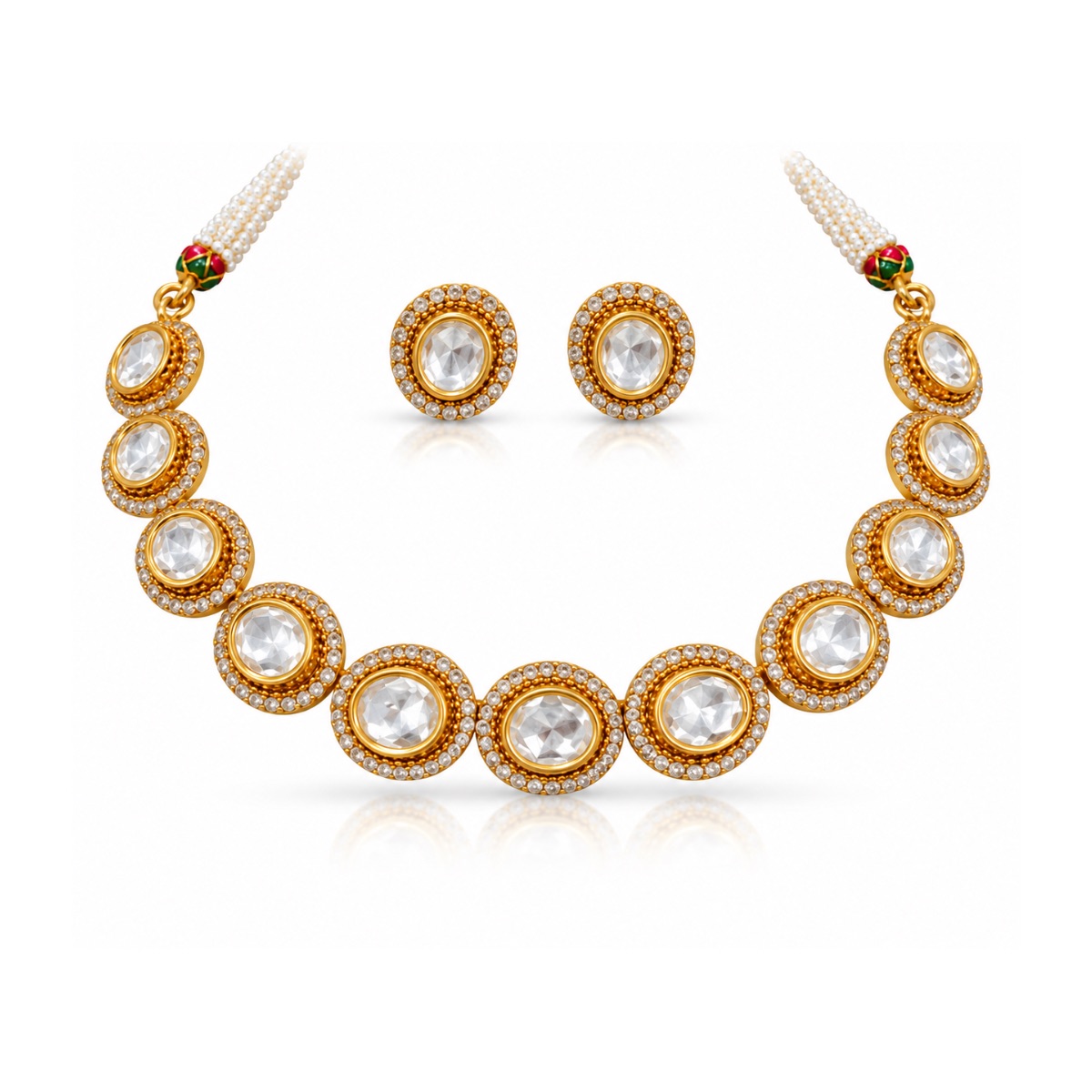 Kundan Necklace 06024 - 2