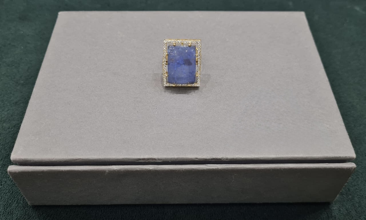 Kundan Finger Ring 01029 - 3