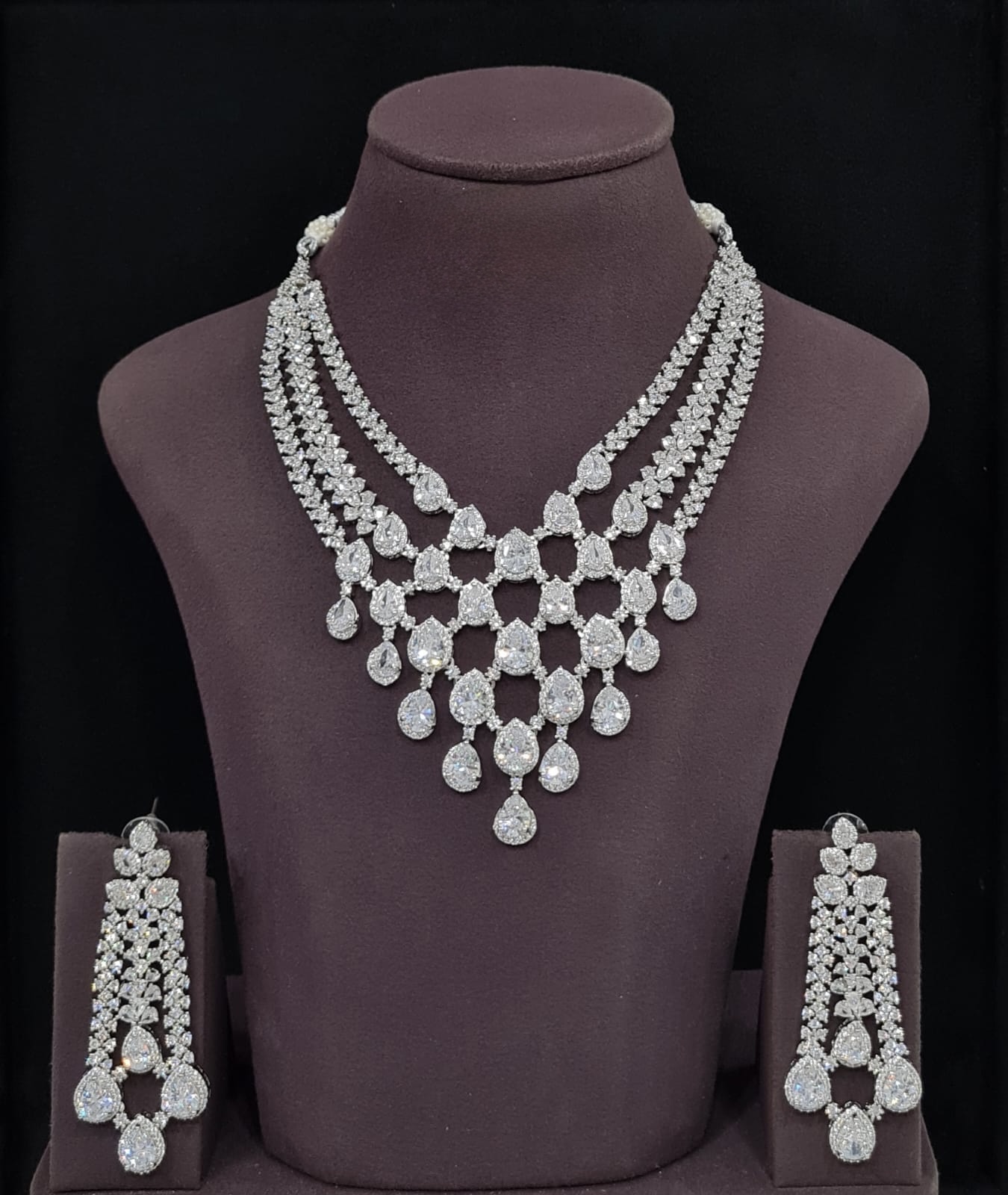 Cz Necklace 11426 - 11